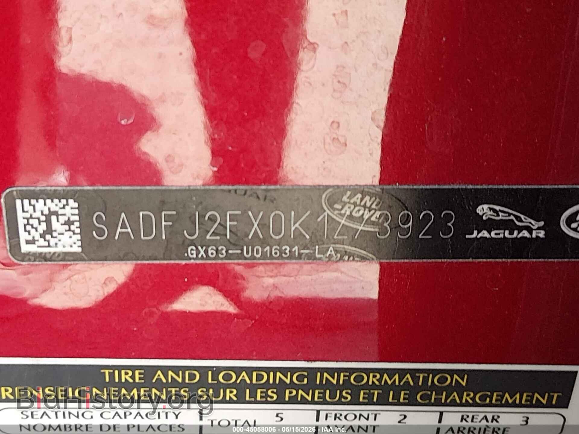 2019 JAGUAR E-PACE - VIN: SADFJ2FX0K1Z73923 - Photo 9