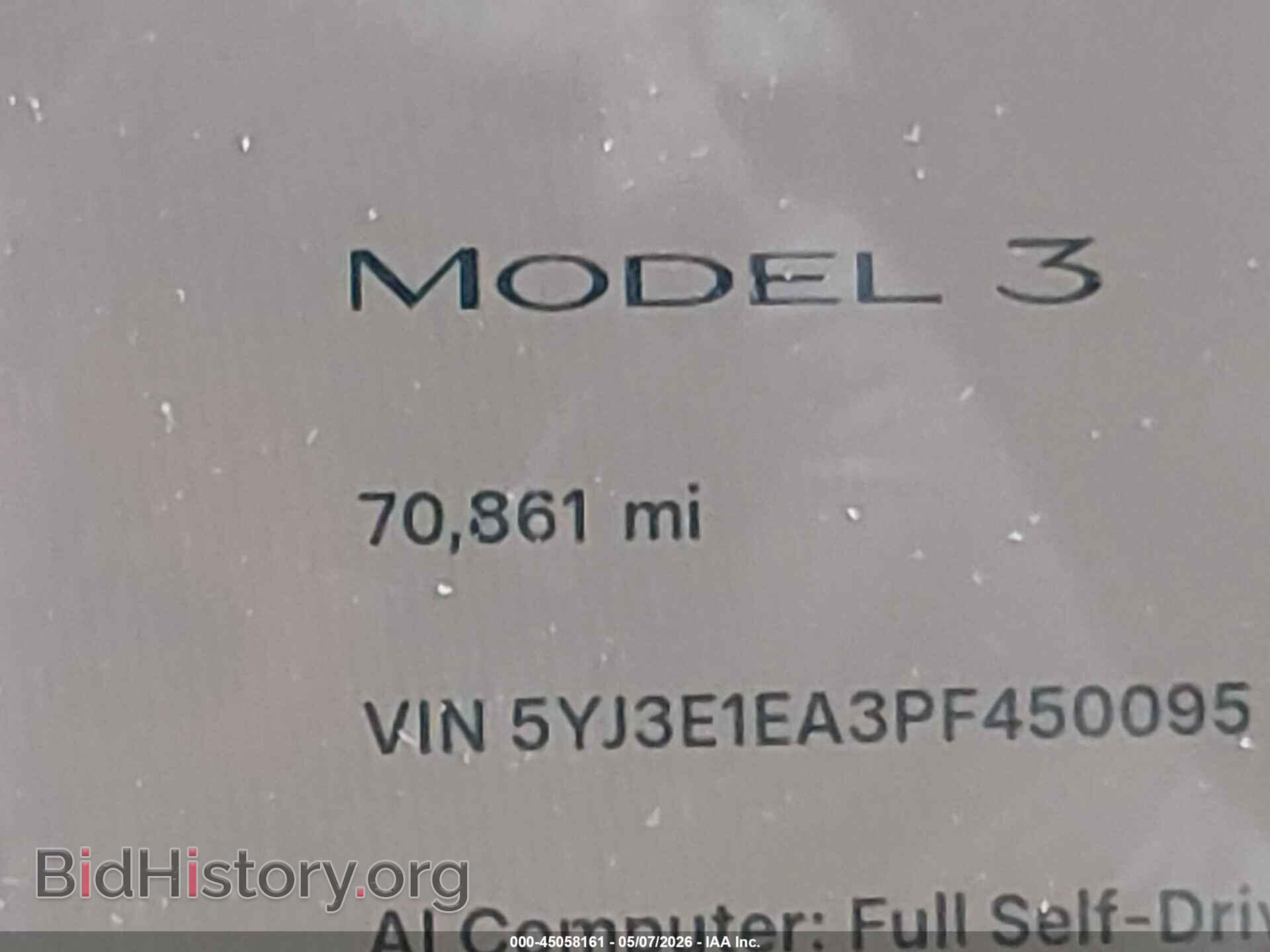 2023 TESLA MODEL 3 - VIN: 5YJ3E1EA3PF450095 - Фото 14