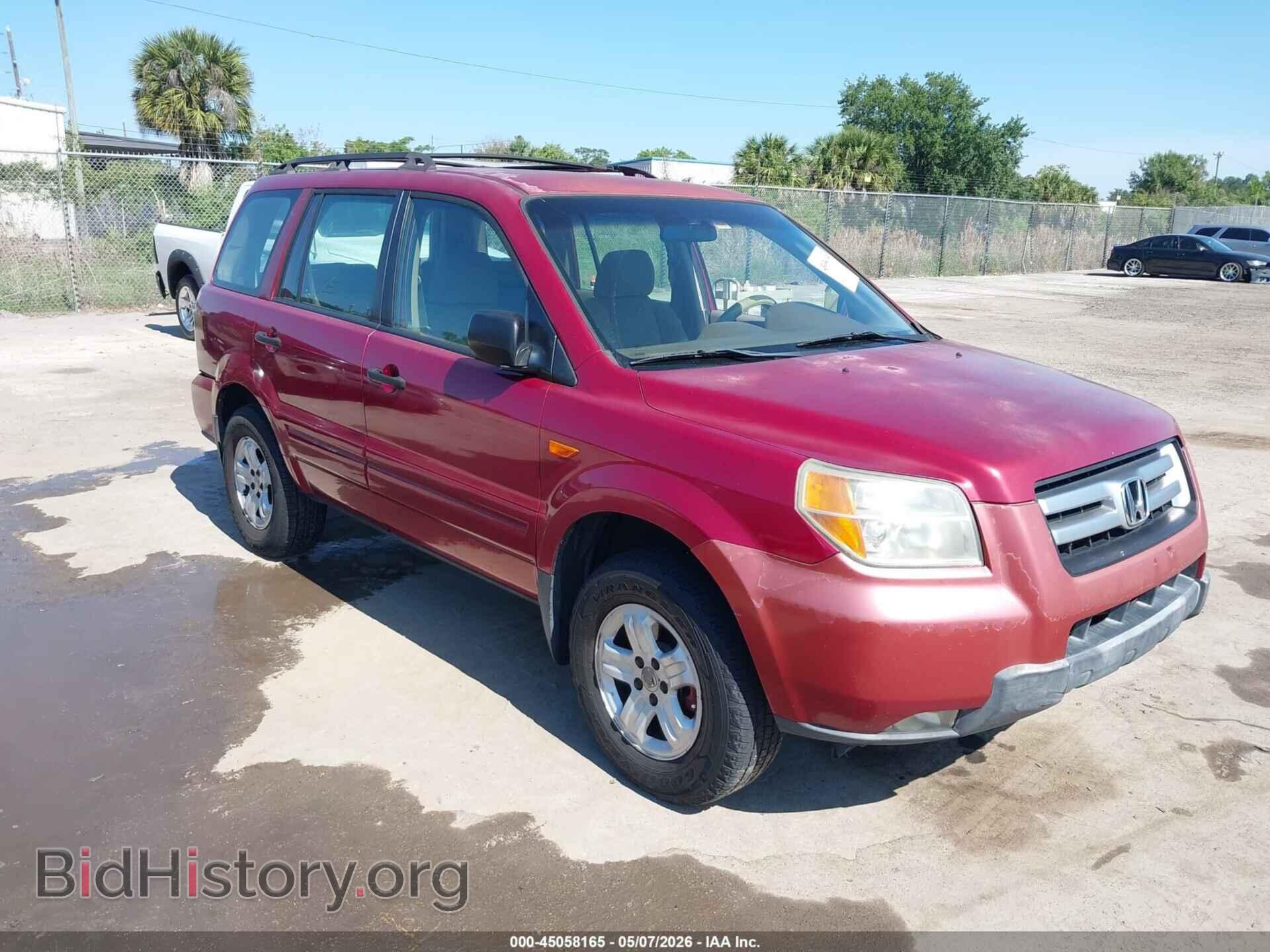 Photo 2HKYF18156H505208 - HONDA PILOT 2006