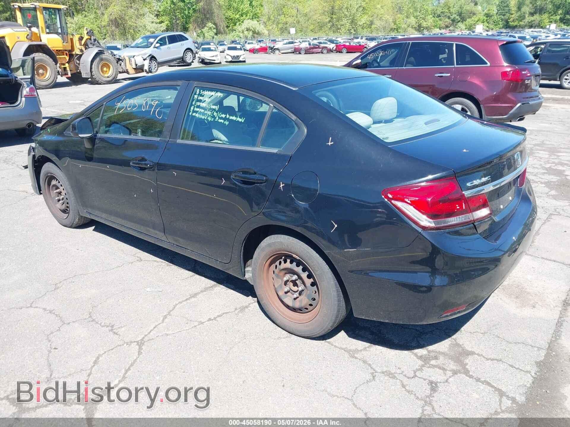 2013 HONDA CIVIC - VIN: 19XFB2F5XDE200237 - Фото 3