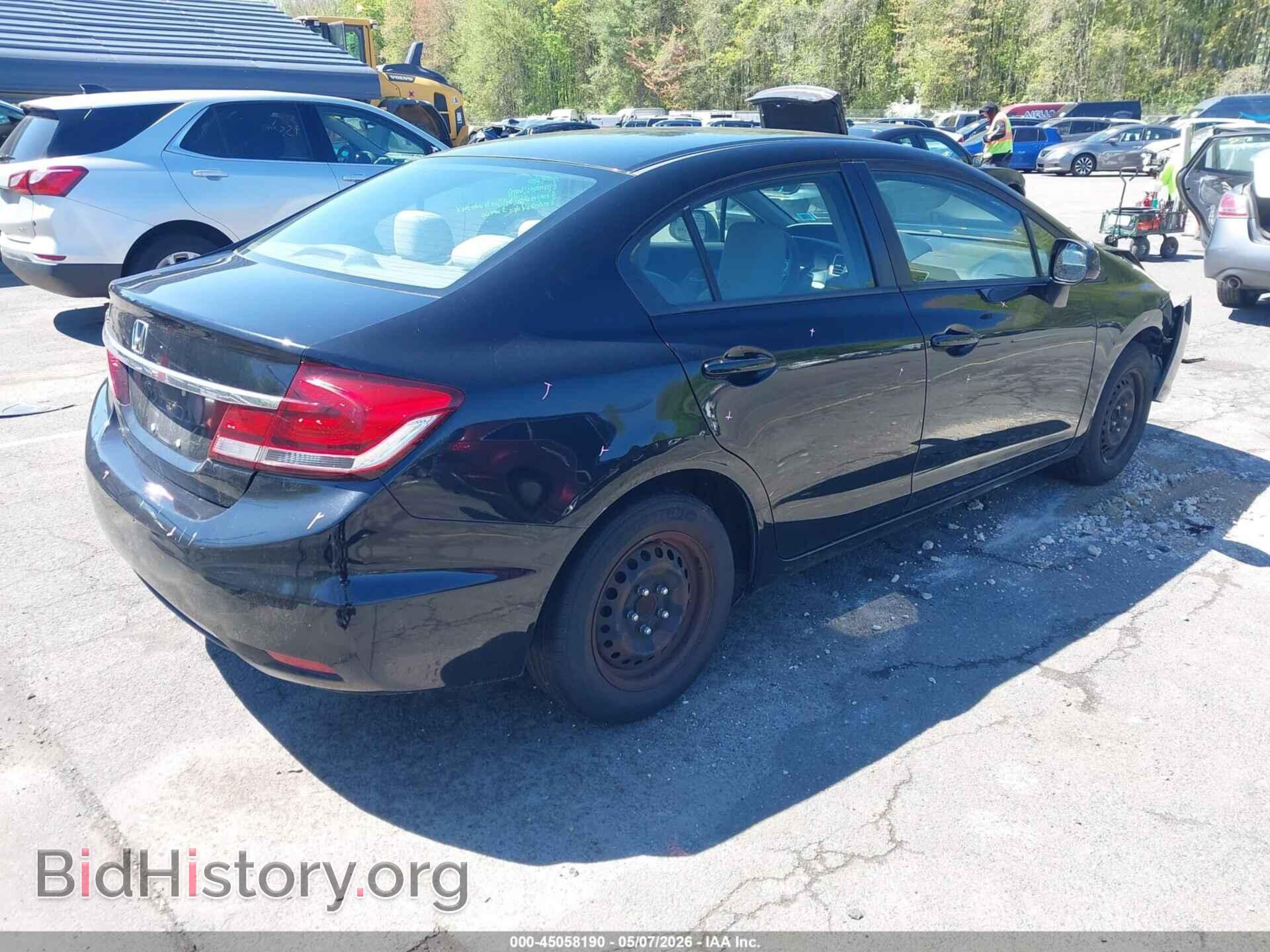 2013 HONDA CIVIC - VIN: 19XFB2F5XDE200237 - Фото 4