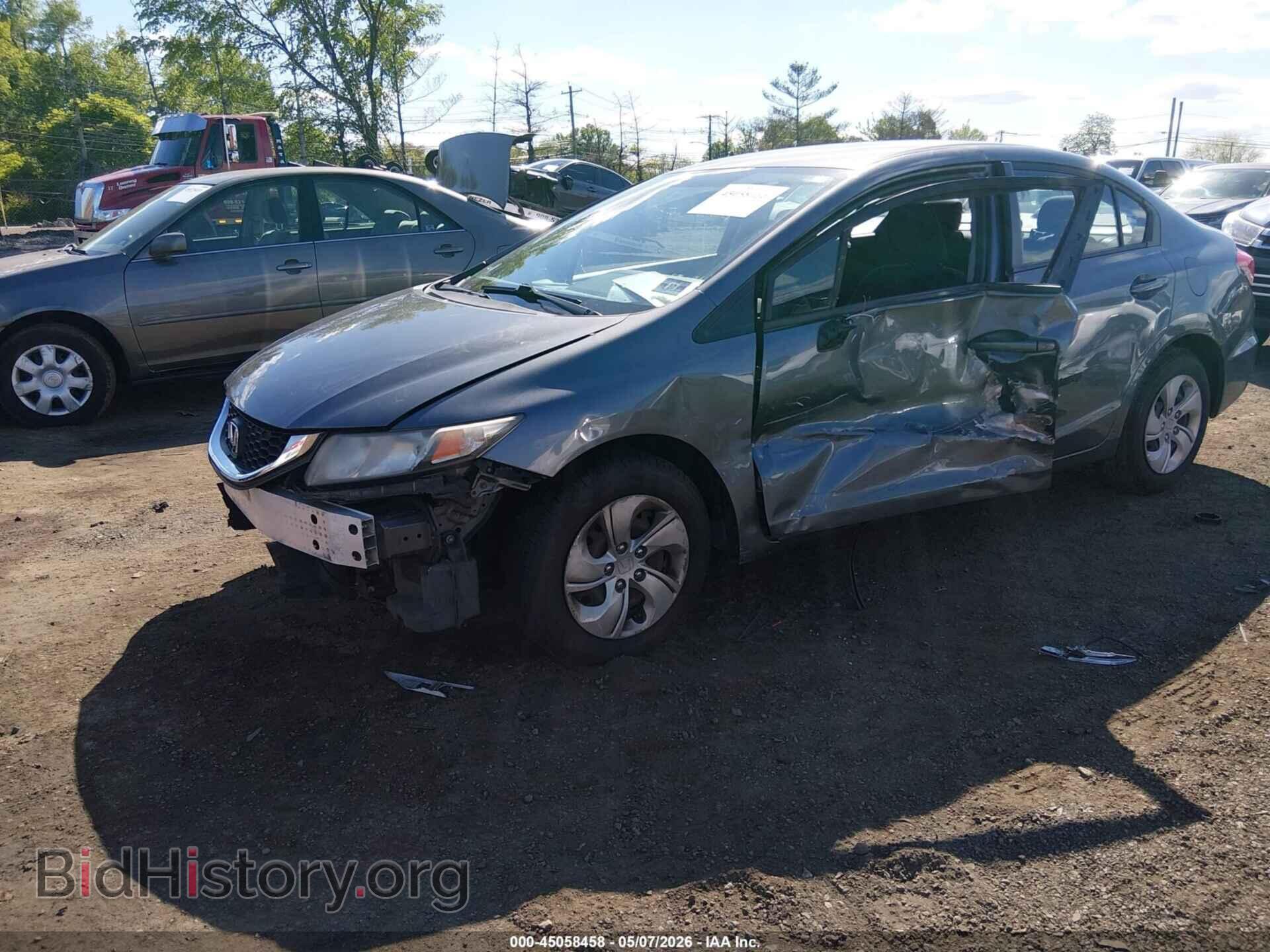 2013 HONDA CIVIC - VIN: 2HGFB2F57DH581664 - Фото 2