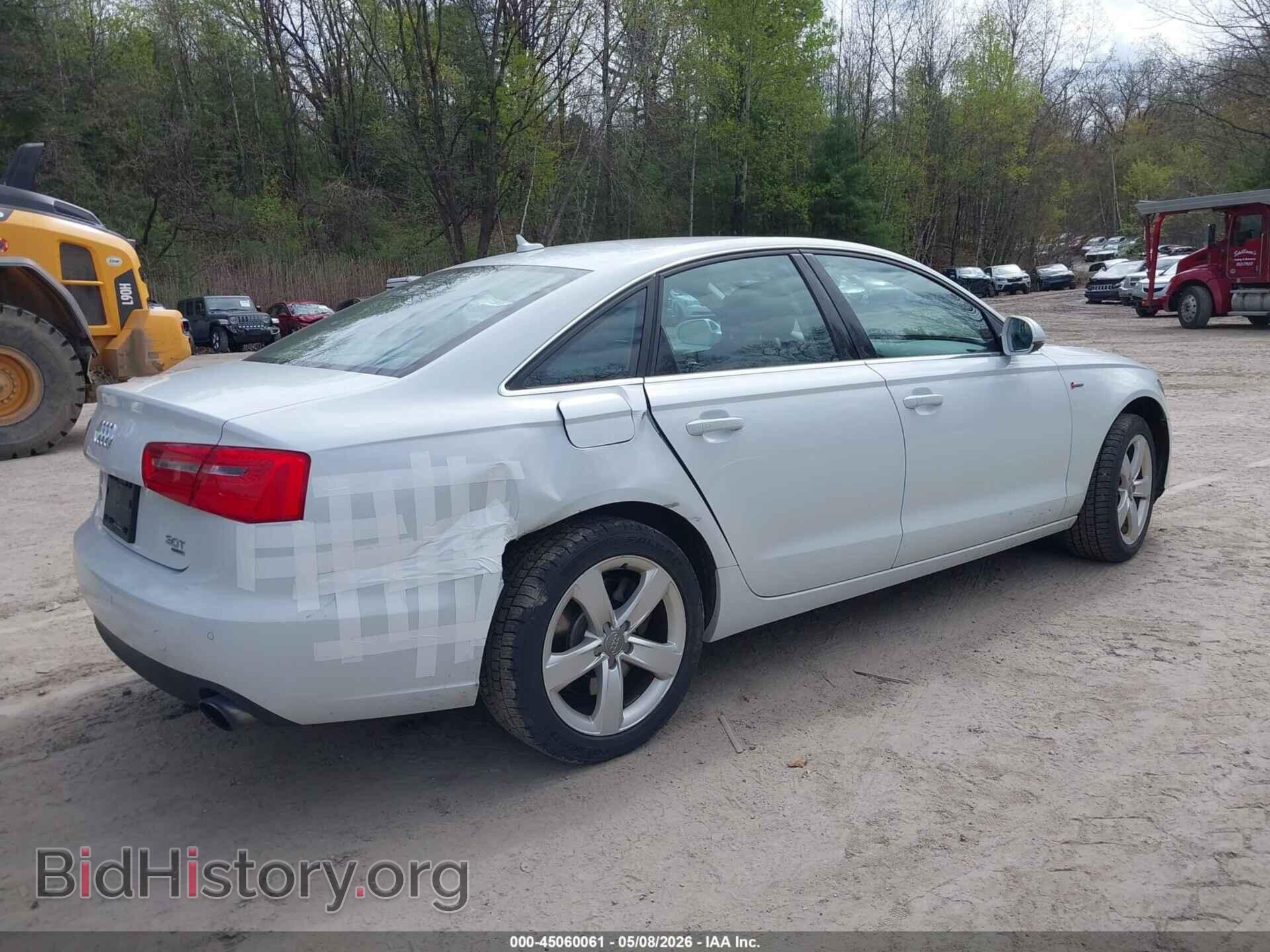 2012 AUDI A6 - VIN: WAUGGAFC8CN164828 - Фото 4