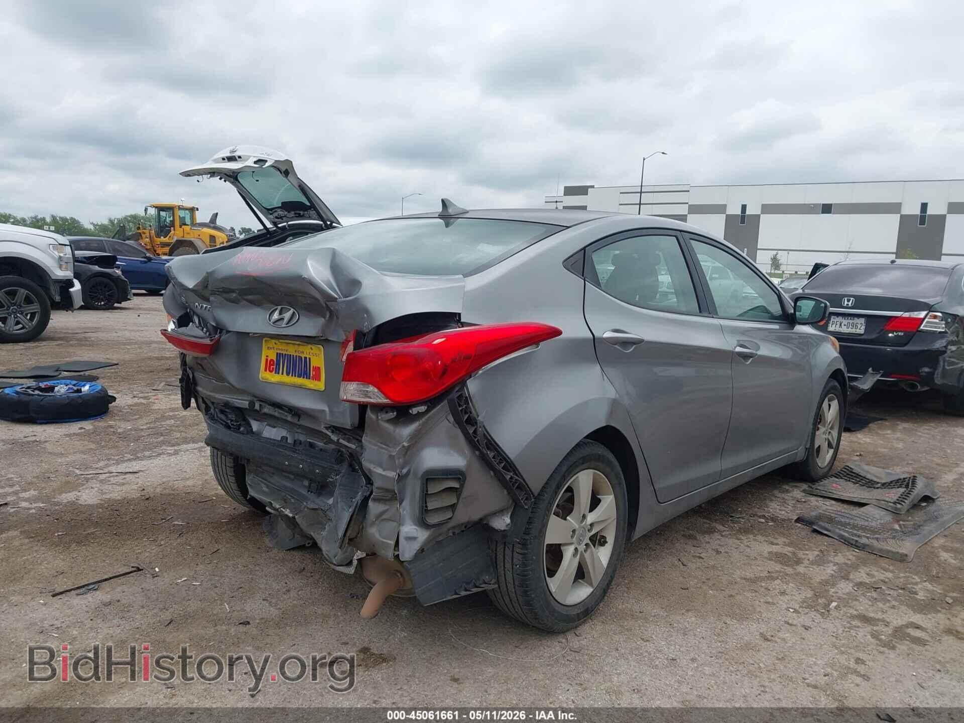 2013 HYUNDAI ELANTRA - VIN: KMHDH4AE6DU968657 - Фото 4