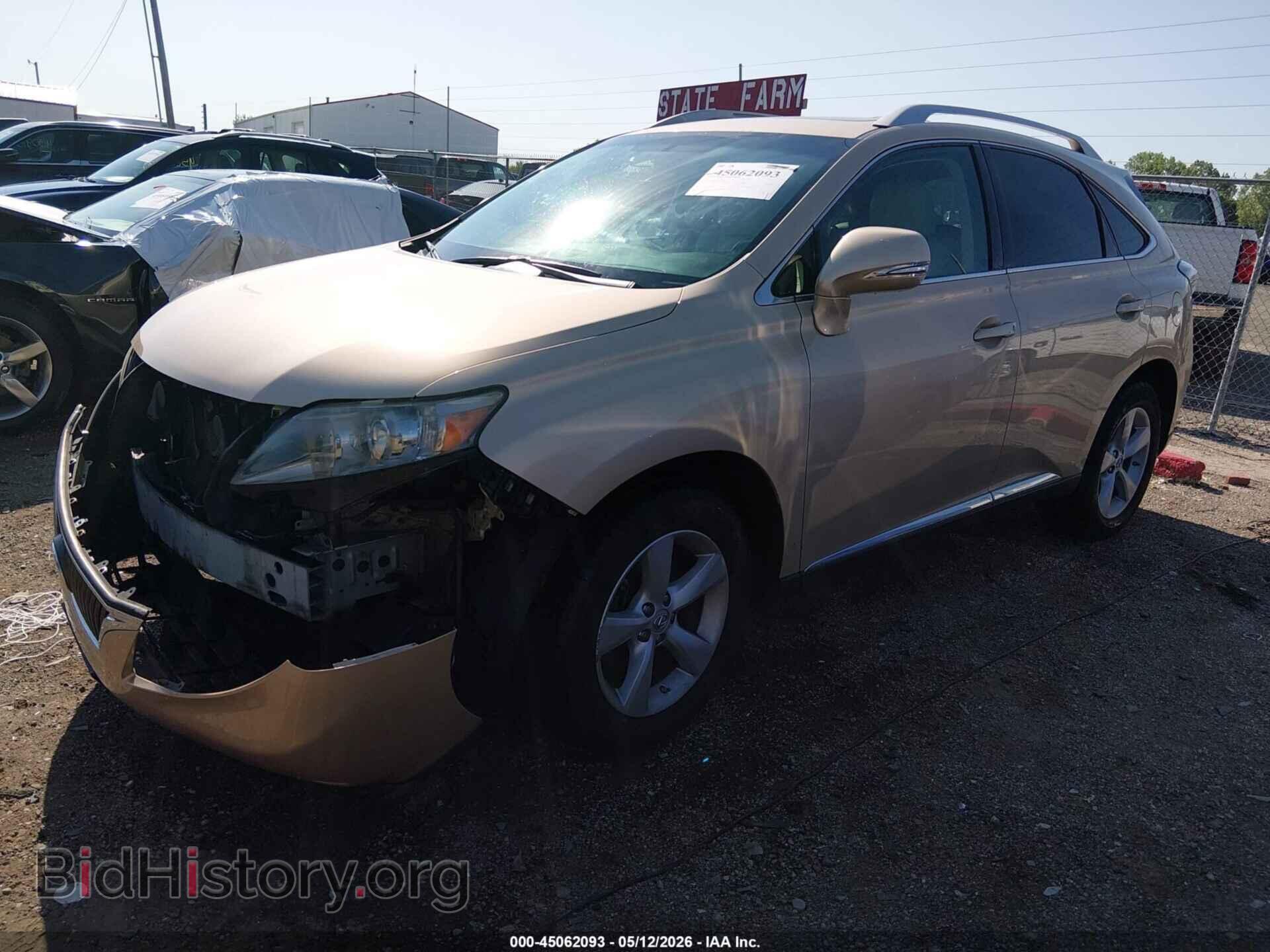 2010 LEXUS RX 350 - VIN: 2T2BK1BA2AC008196 - Фото 2