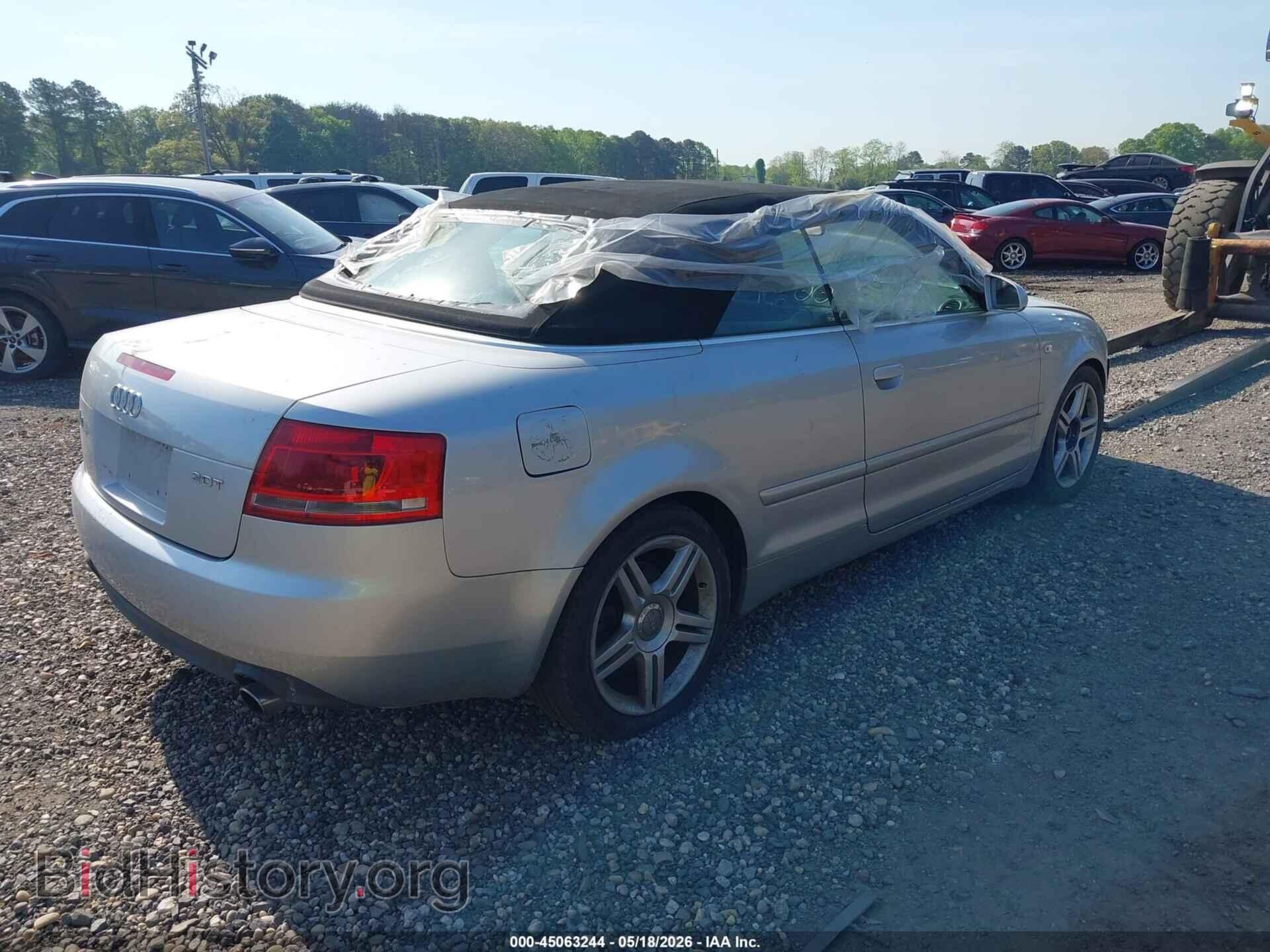 2007 AUDI A4 - VIN: WAUAF48H07K022452 - Фото 4