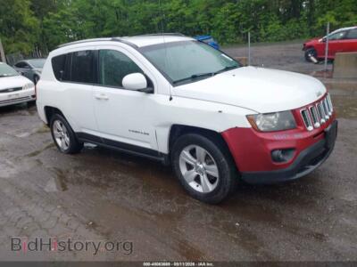 2014 Jeep COMPASS Latitude, белый — VIN 1C4NJDEB7ED791941, IAAI