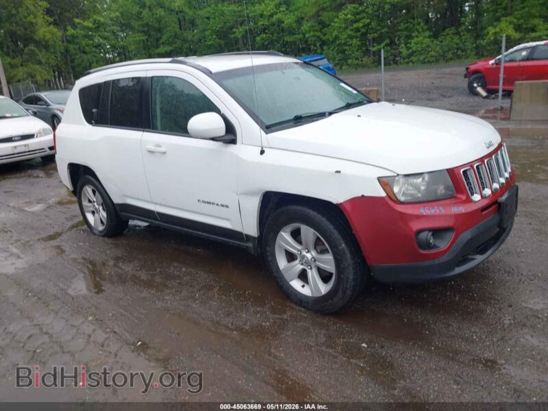 2014 Jeep COMPASS Latitude (VIN 1C4NJDEB7ED791941) — photo 1 of 10, IAAI, damage: front end