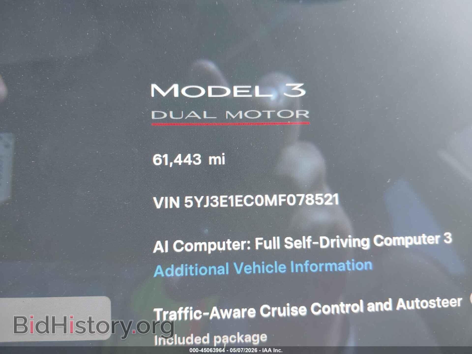 2021 TESLA MODEL 3 - VIN: 5YJ3E1EC0MF078521 - Photo 15