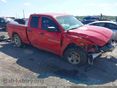 2012 RAM 1500 ST, красный — VIN 1C6RD6FP9CS231918, IAAI