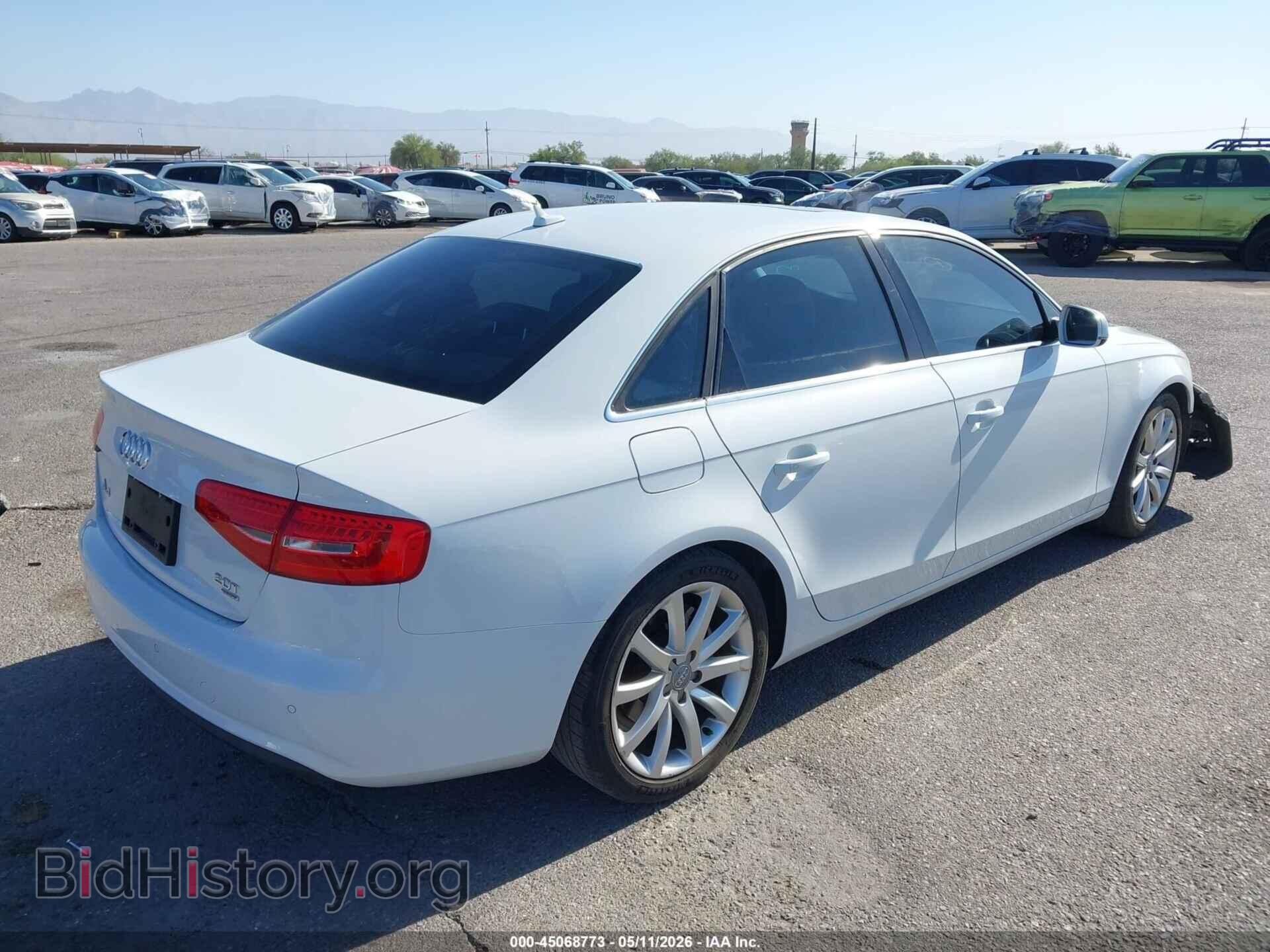 2013 AUDI A4 - VIN: WAUFFAFL6DA143662 - Фото 4