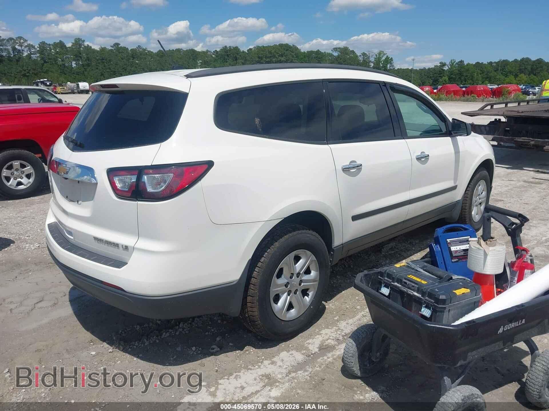 2013 CHEVROLET TRAVERSE - VIN: 1GNKRFKD2DJ241499 - Фото 4