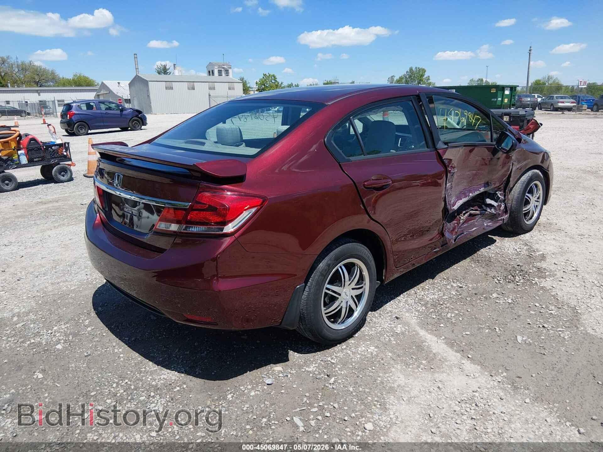 2014 HONDA CIVIC - VIN: 19XFB2F57EE056051 - Фото 4