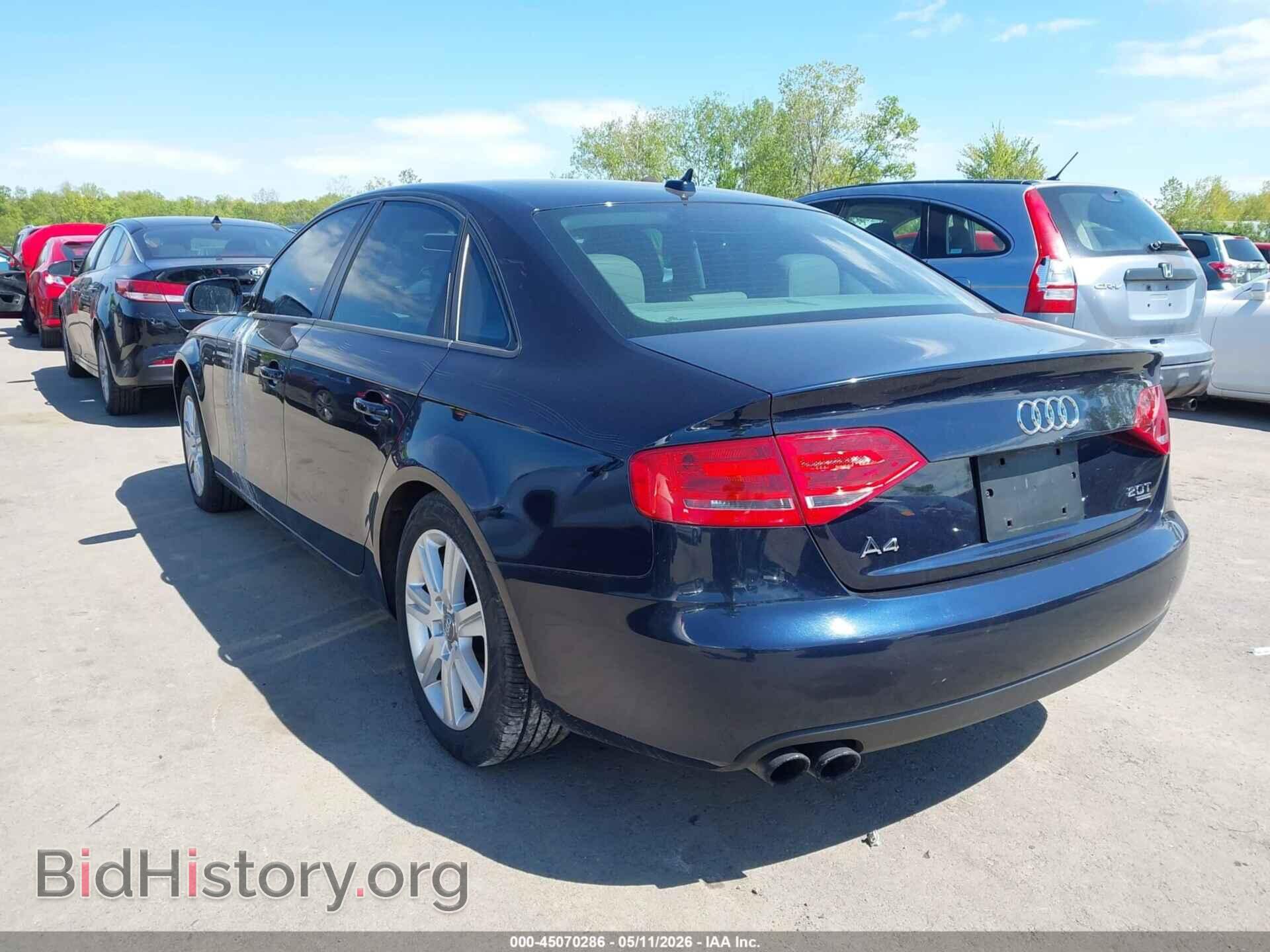 2011 AUDI A4 - VIN: WAUBFAFL2BN009056 - Фото 3