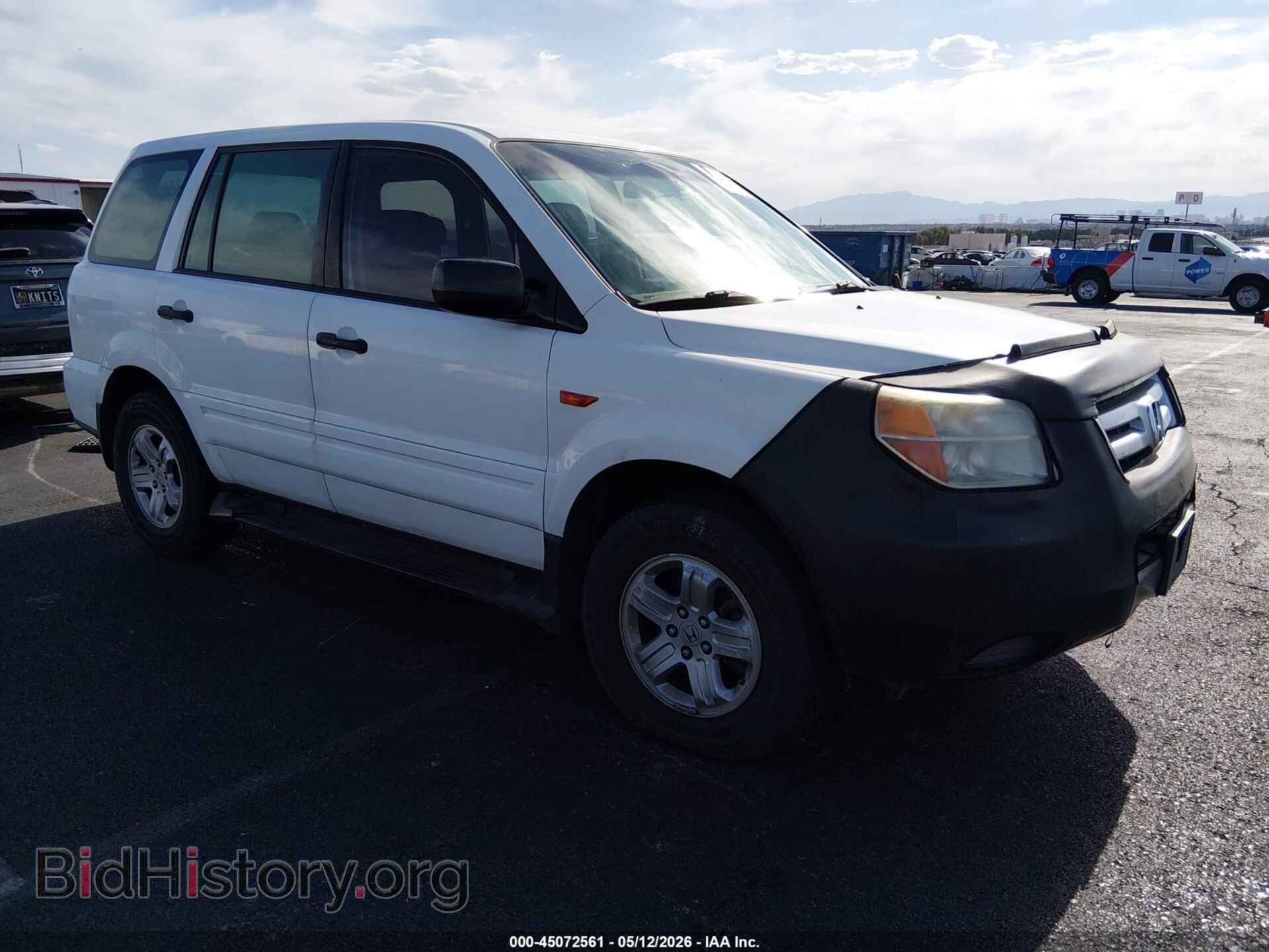 Photo 5FNYF28137B030566 - HONDA PILOT 2007