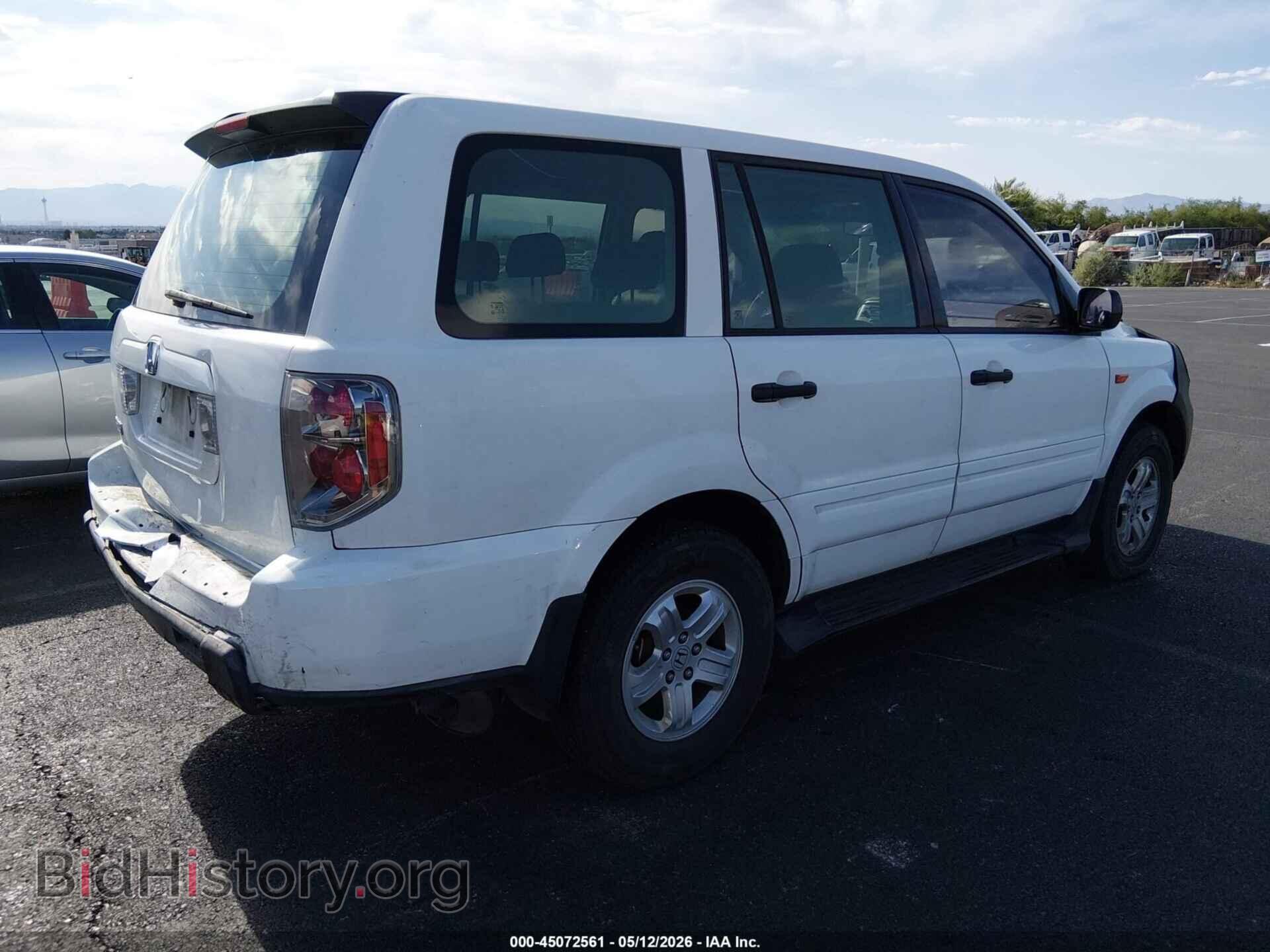 2007 HONDA PILOT - VIN: 5FNYF28137B030566 - Фото 4
