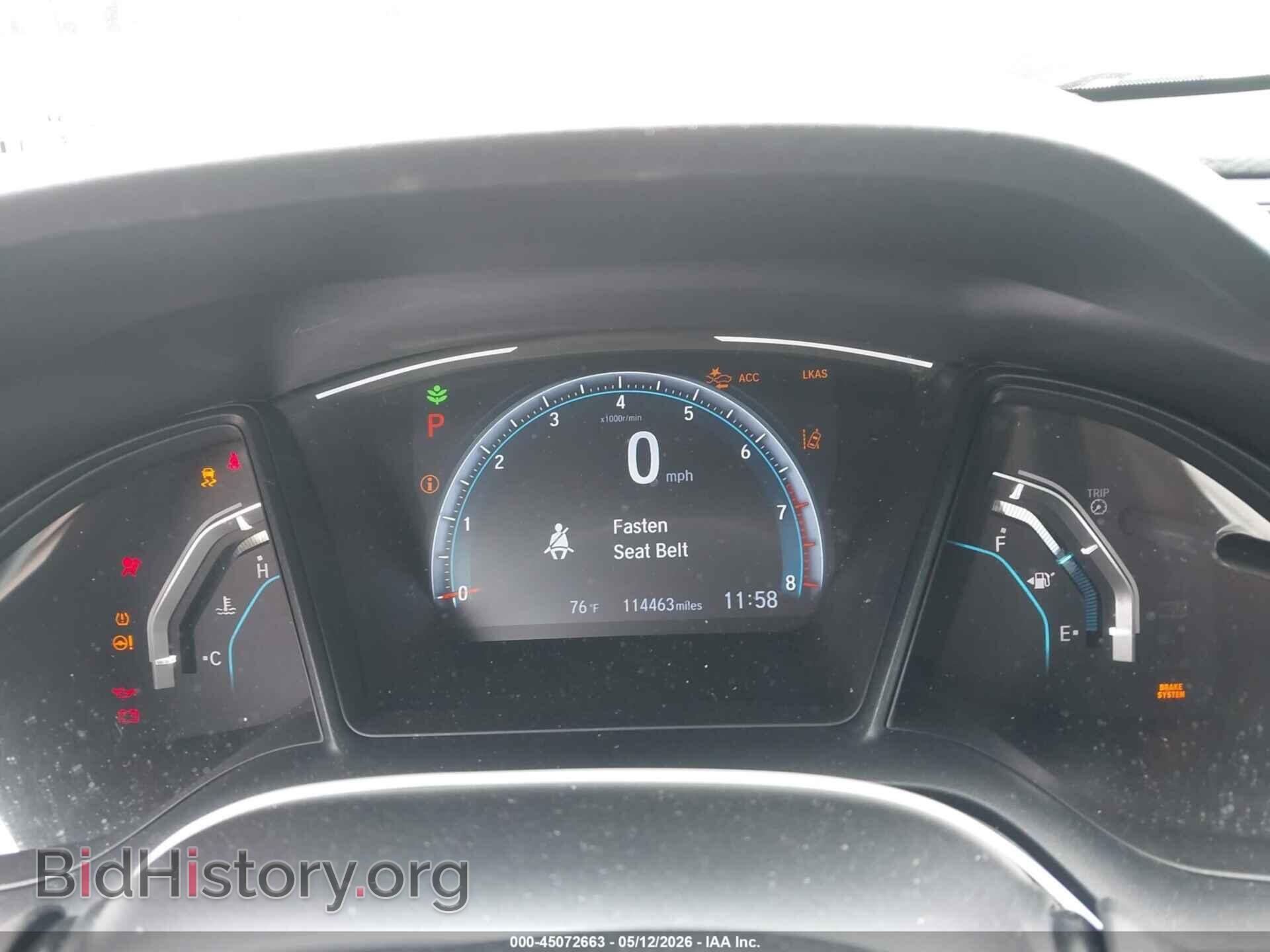2019 HONDA CIVIC - VIN: 2HGFC4B64KH305558 - Фото 7