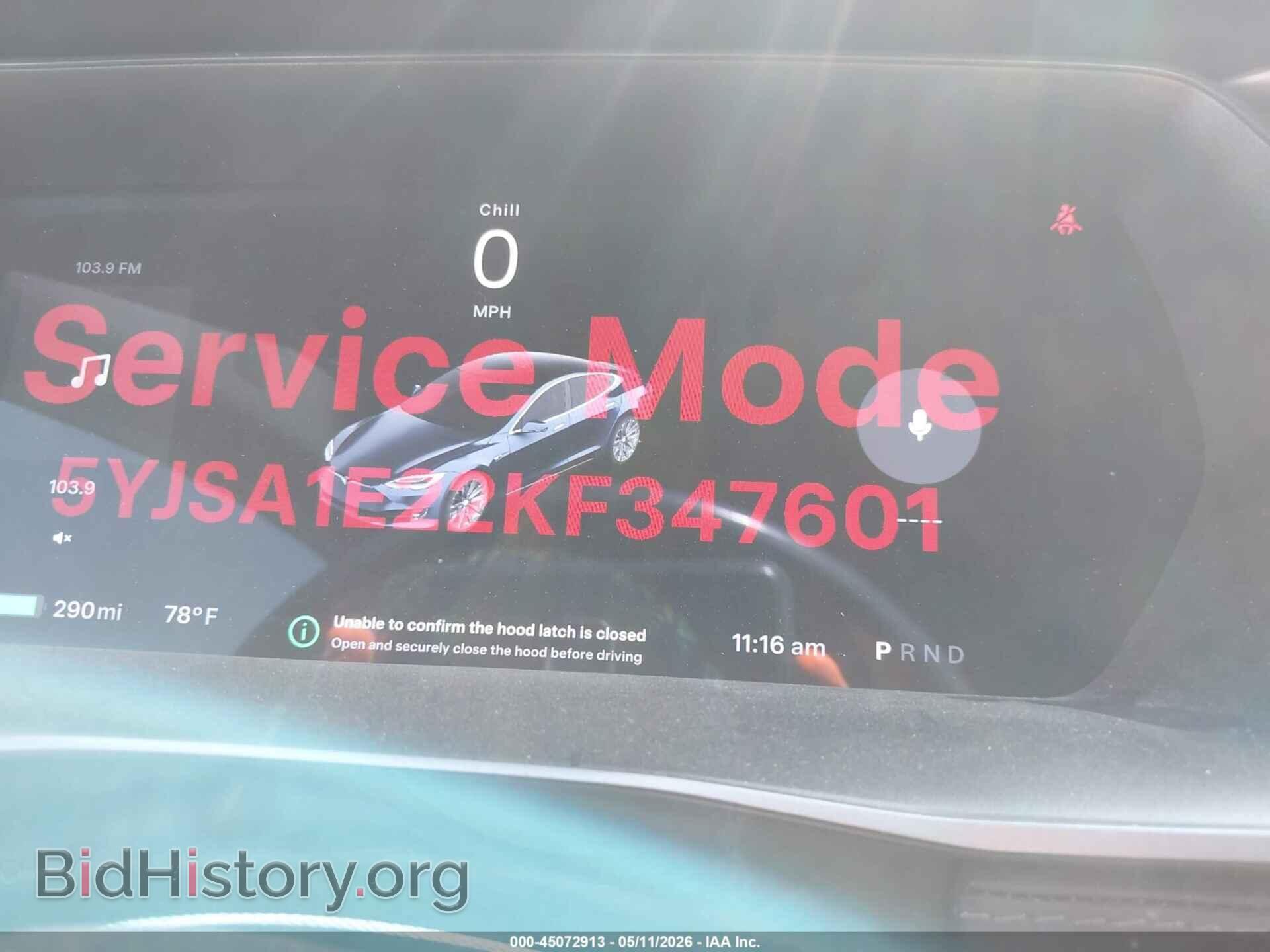 2019 TESLA MODEL S - VIN: 5YJSA1E22KF347601 - Фото 7