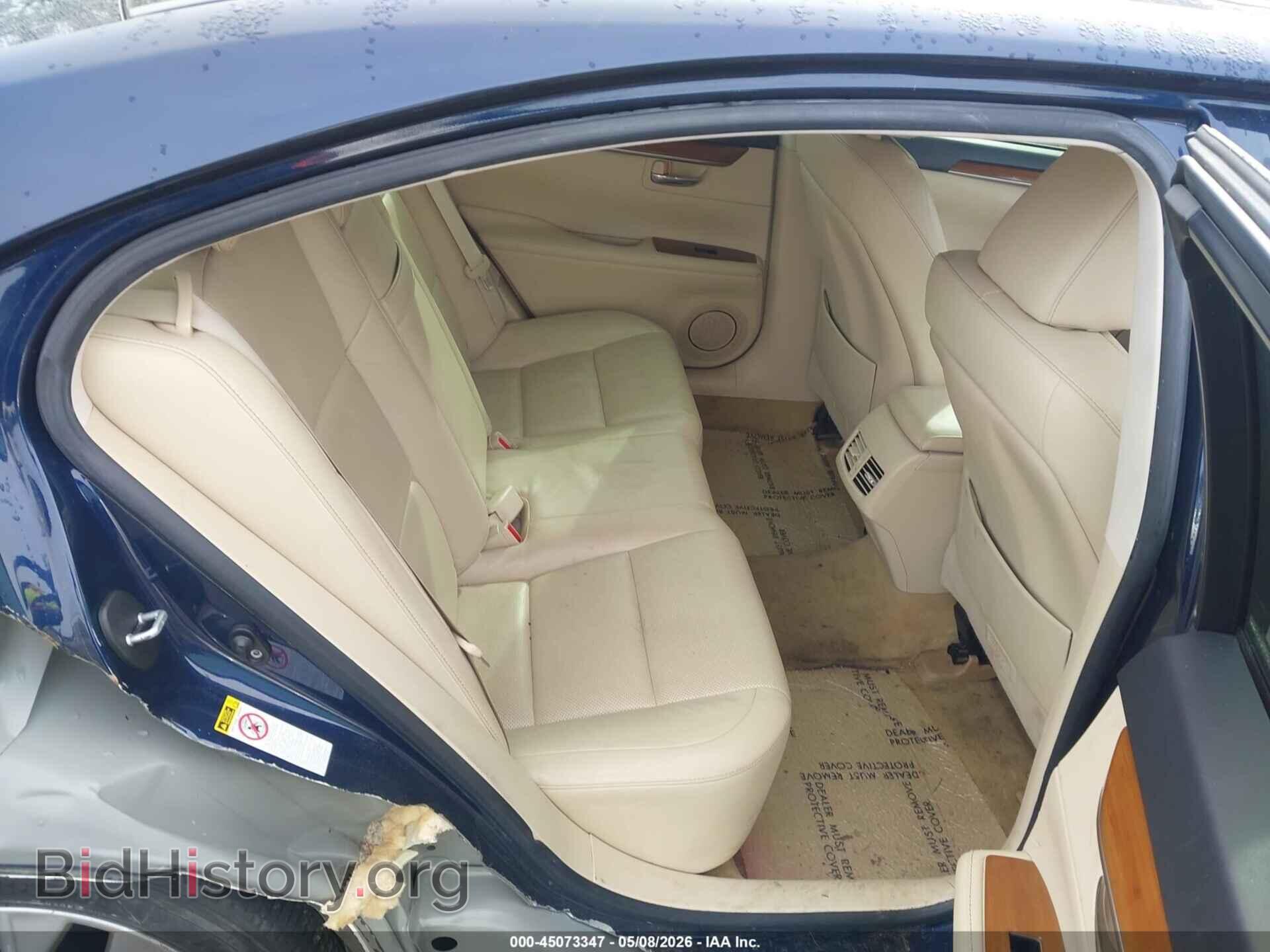 2013 LEXUS ES 300H - VIN: JTHBW1GG3D2027024 - Фото 8