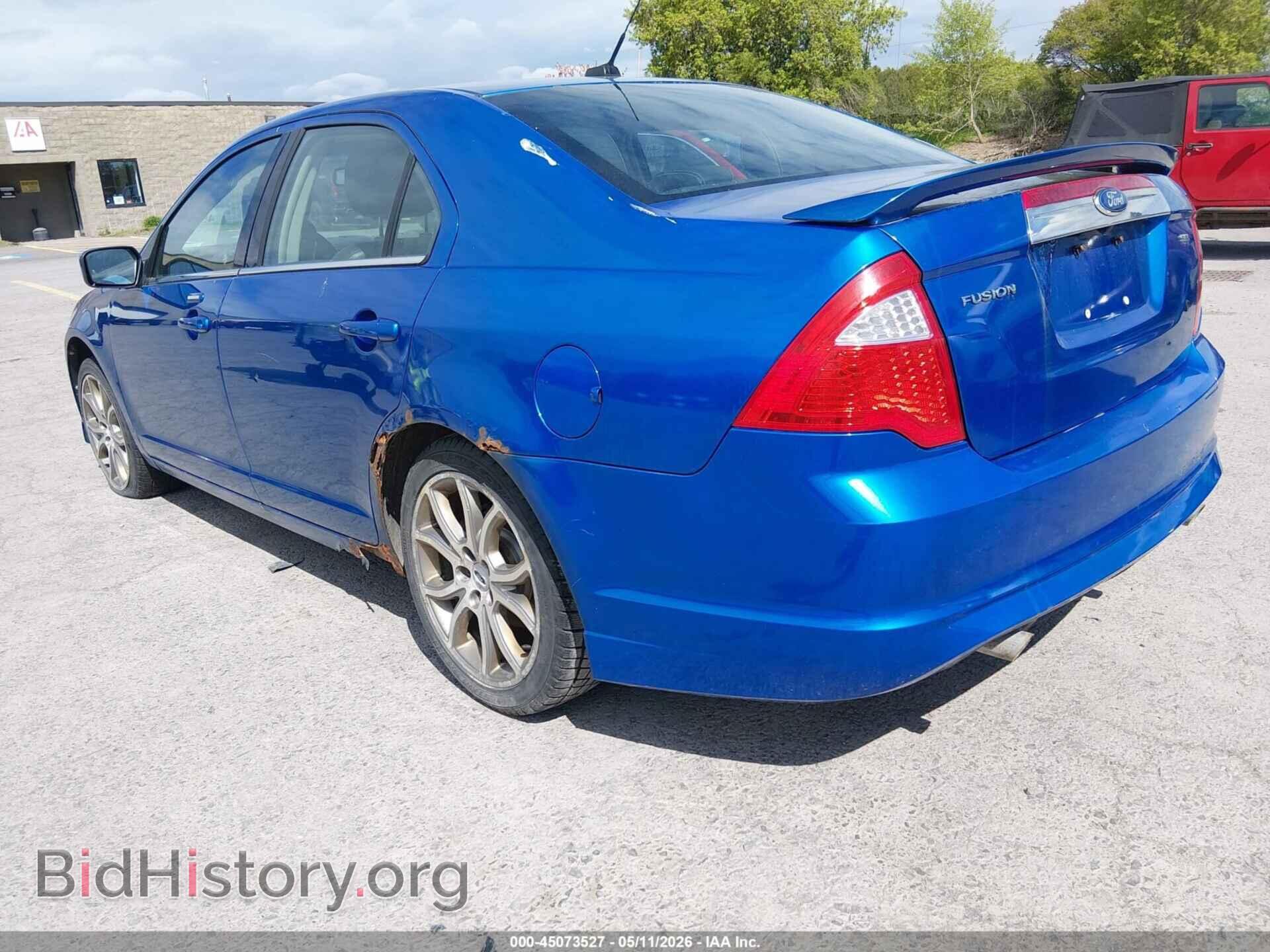 2012 FORD FUSION - VIN: 3FAHP0JG2CR100587 - Фото 3