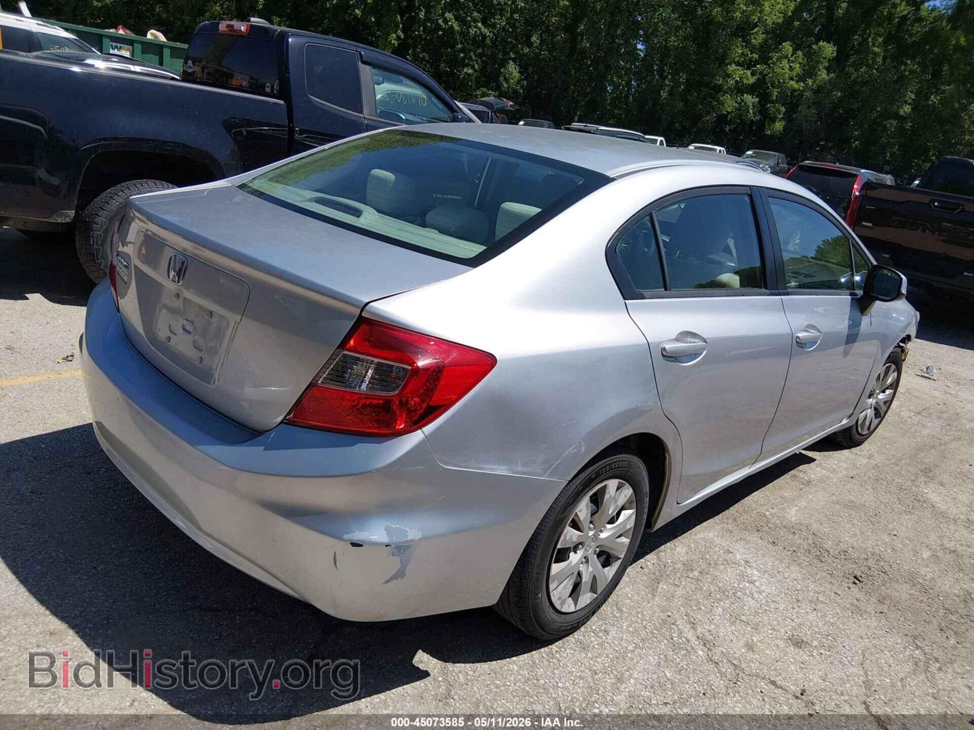 2012 HONDA CIVIC - VIN: 19XFB2F51CE024466 - Фото 4