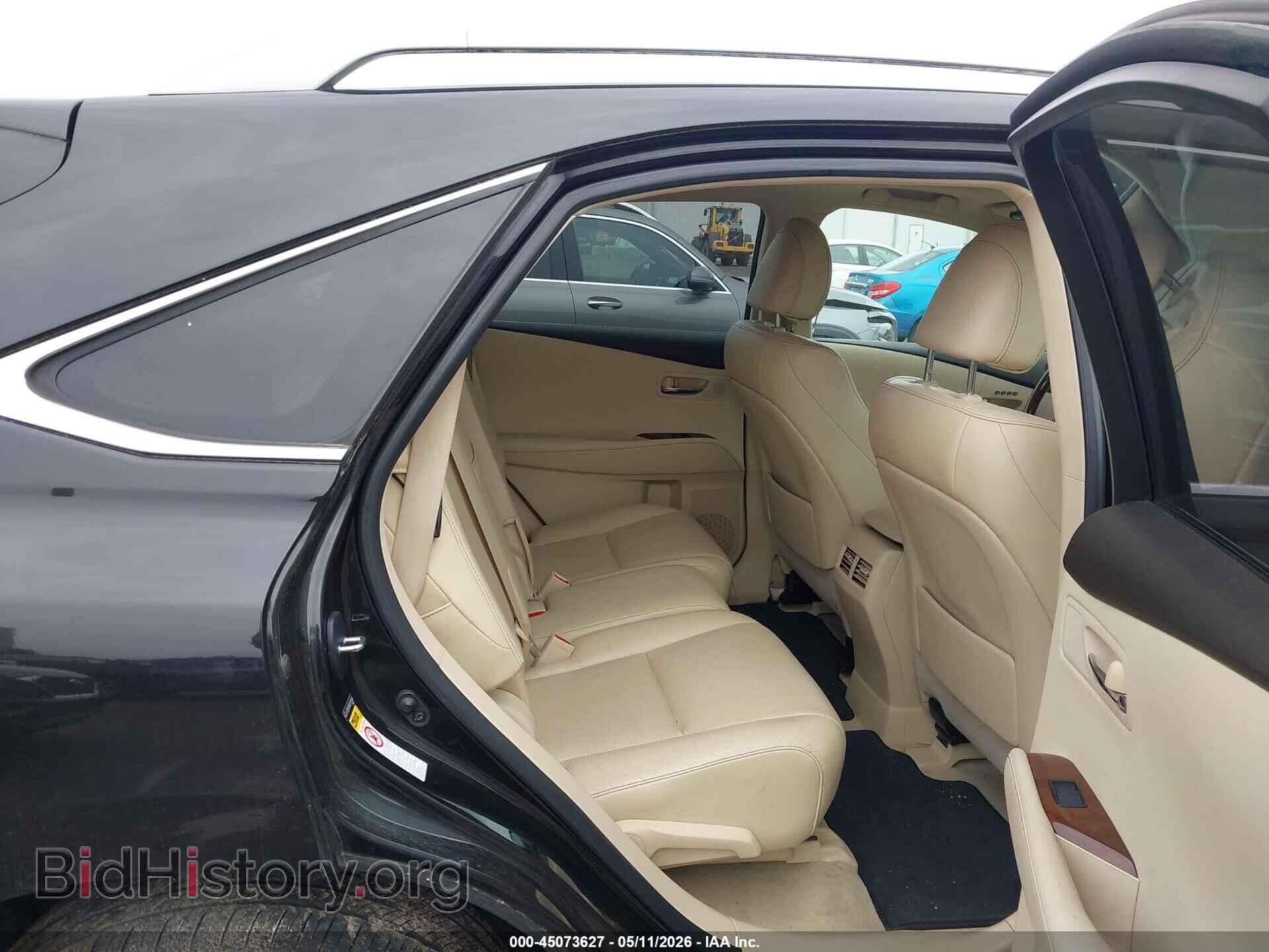 2013 LEXUS RX 350 - VIN: 2T2BK1BAXDC181484 - Фото 8