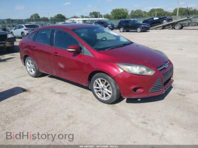 2013 Ford FOCUS SE, maroon — VIN 1FADP3F27DL151418, IAAI