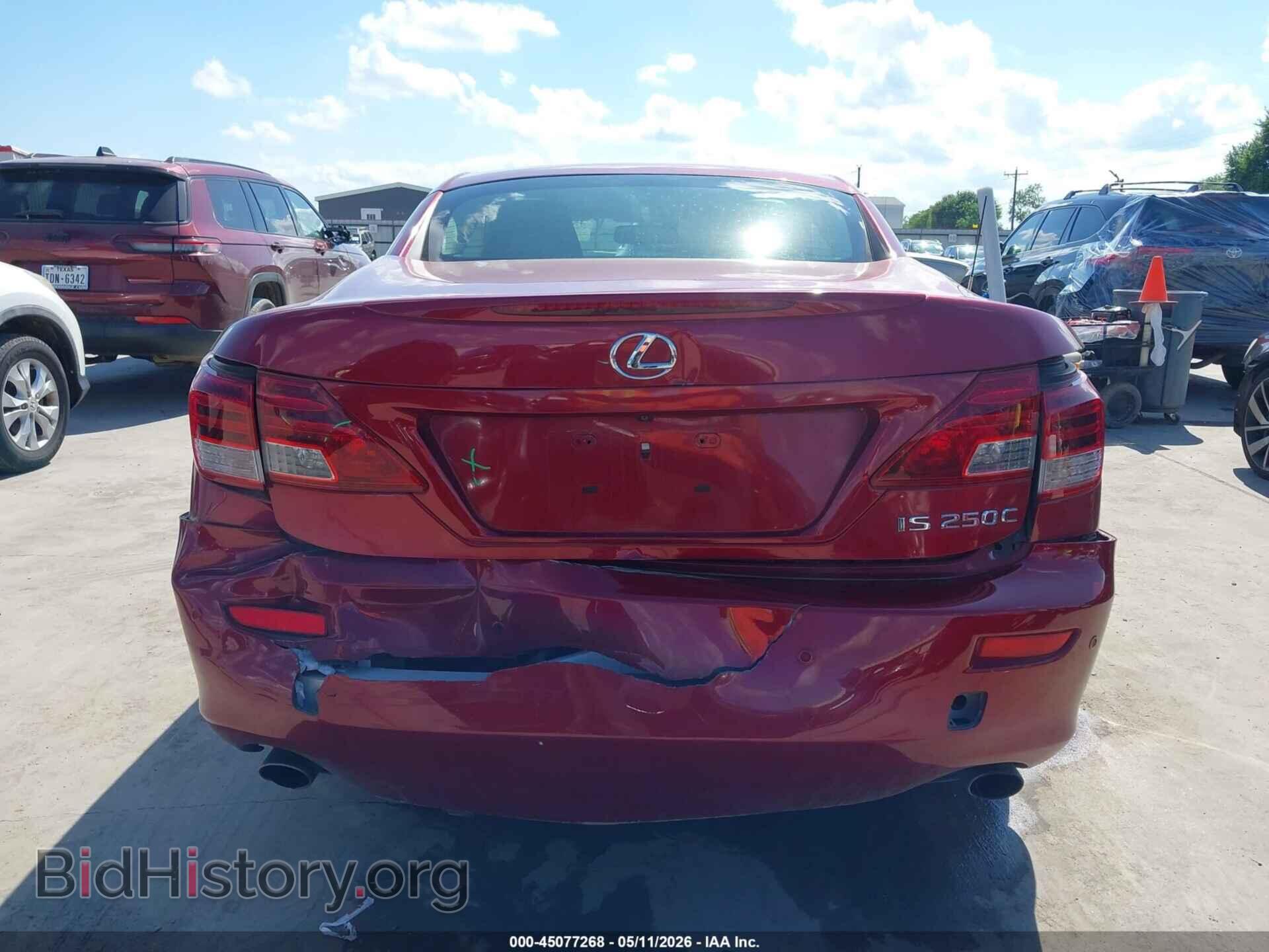 2013 LEXUS IS 250C - VIN: JTHFF2C26D2528023 - Фото 6