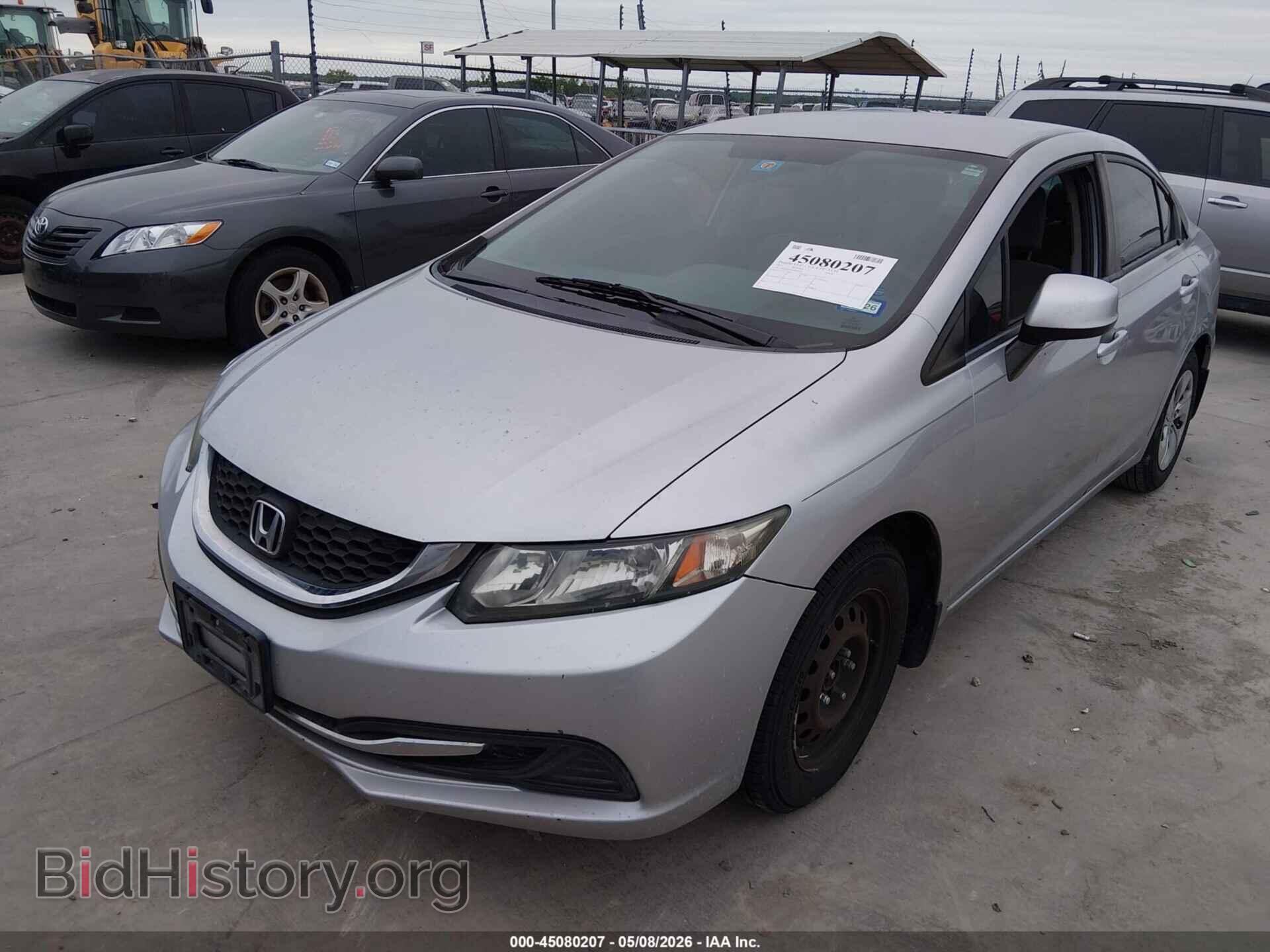 2013 HONDA CIVIC - VIN: 2HGFB2F56DH593787 - Фото 2