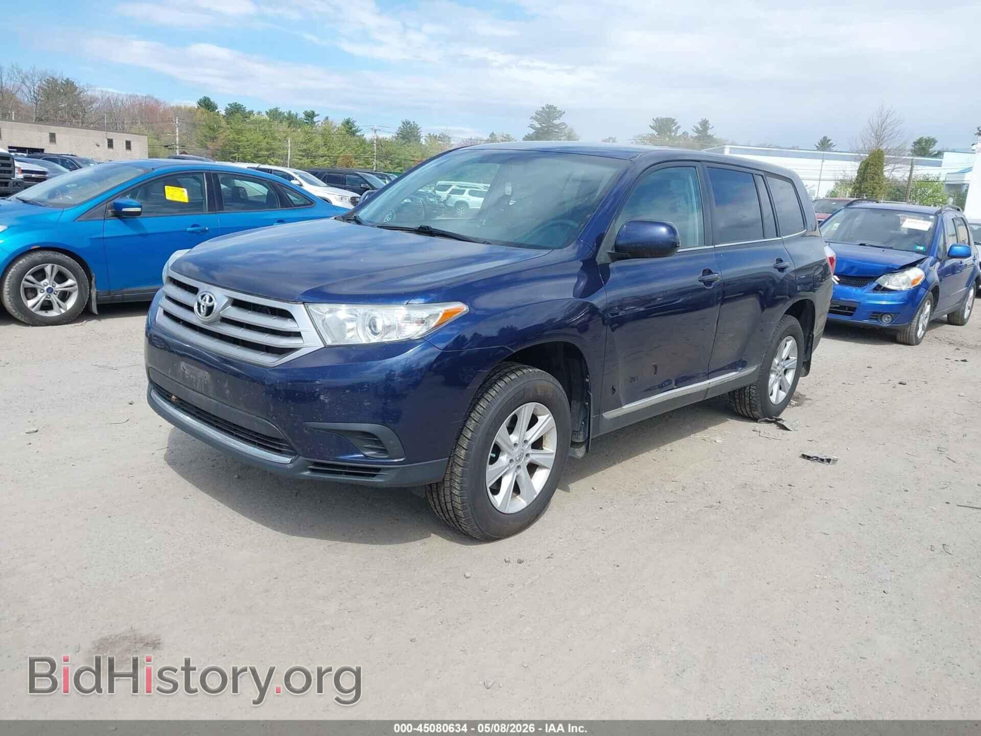 2013 TOYOTA HIGHLANDER - VIN: 5TDBK3EH4DS204385 - Фото 2