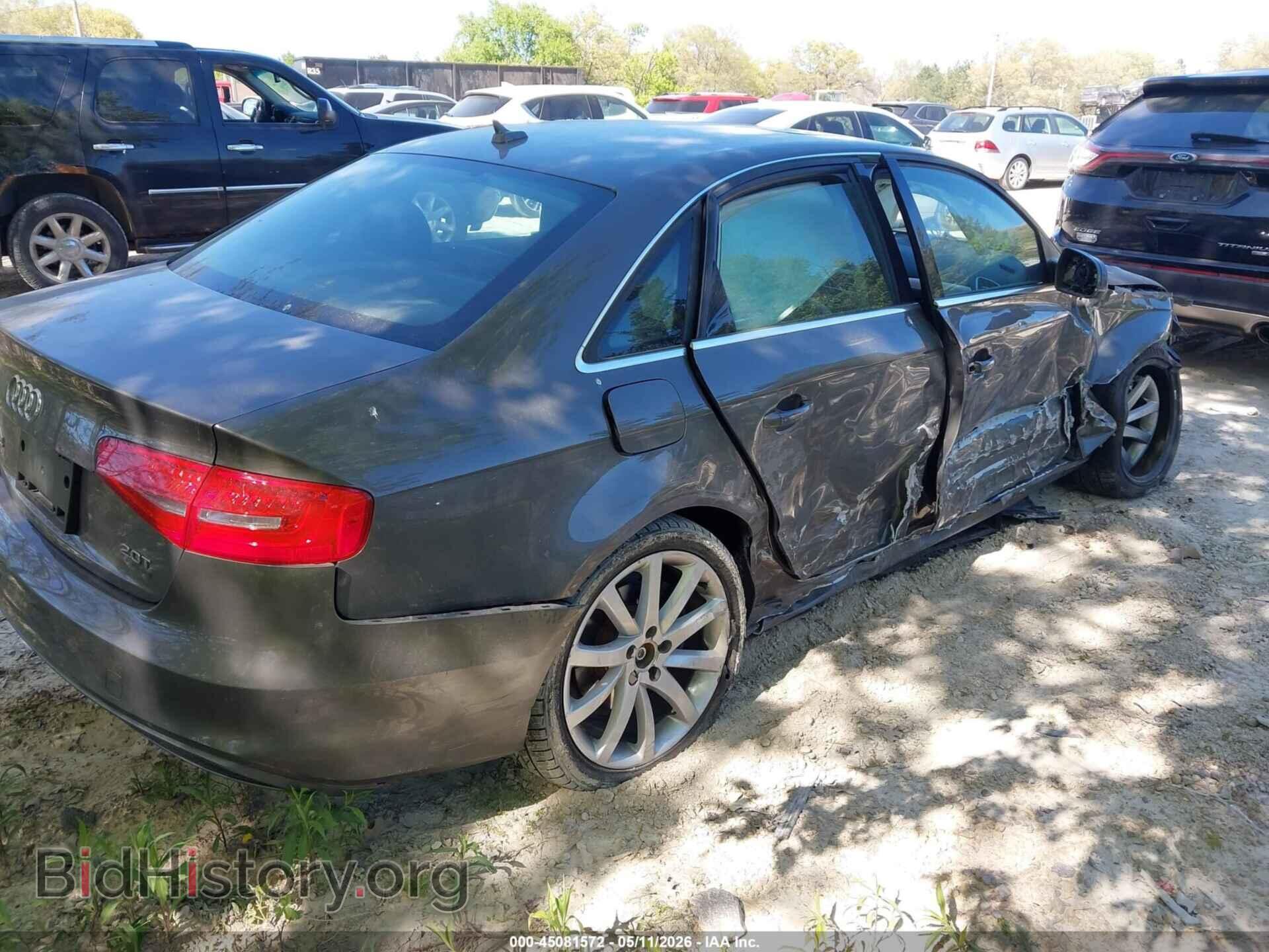 2014 AUDI A4 - VIN: WAUBFAFL6EN028312 - Фото 4