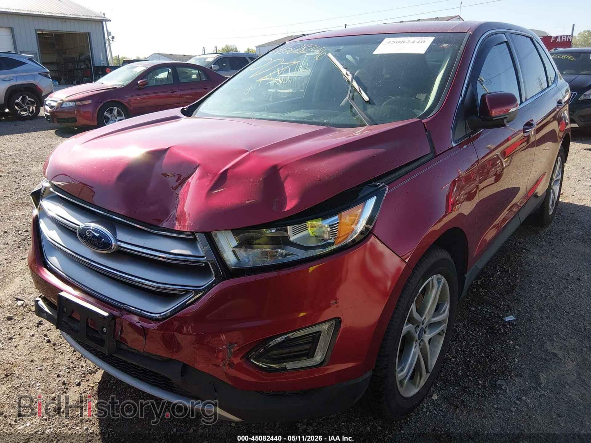 2015 FORD EDGE - VIN: 2FMTK4K97FBB44528 - Фото 2
