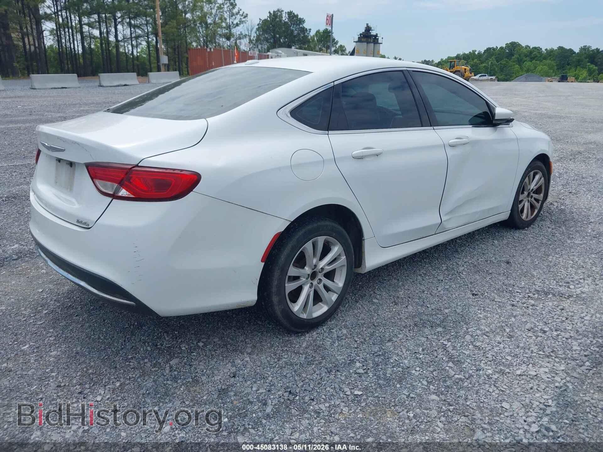 2016 CHRYSLER 200 - VIN: 1C3CCCAB1GN102737 - Фото 4