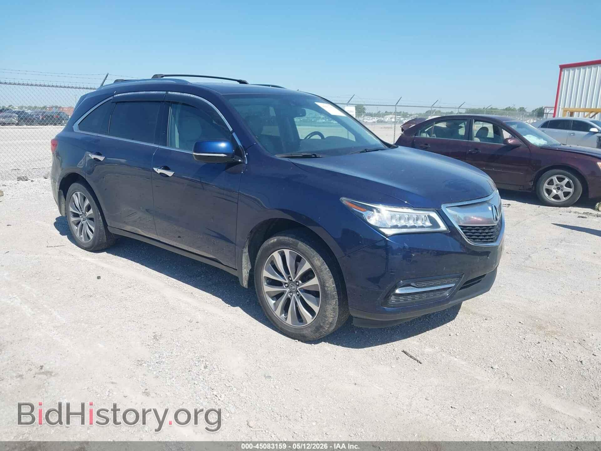 Photo 5FRYD4H40EB027566 - ACURA MDX 2014