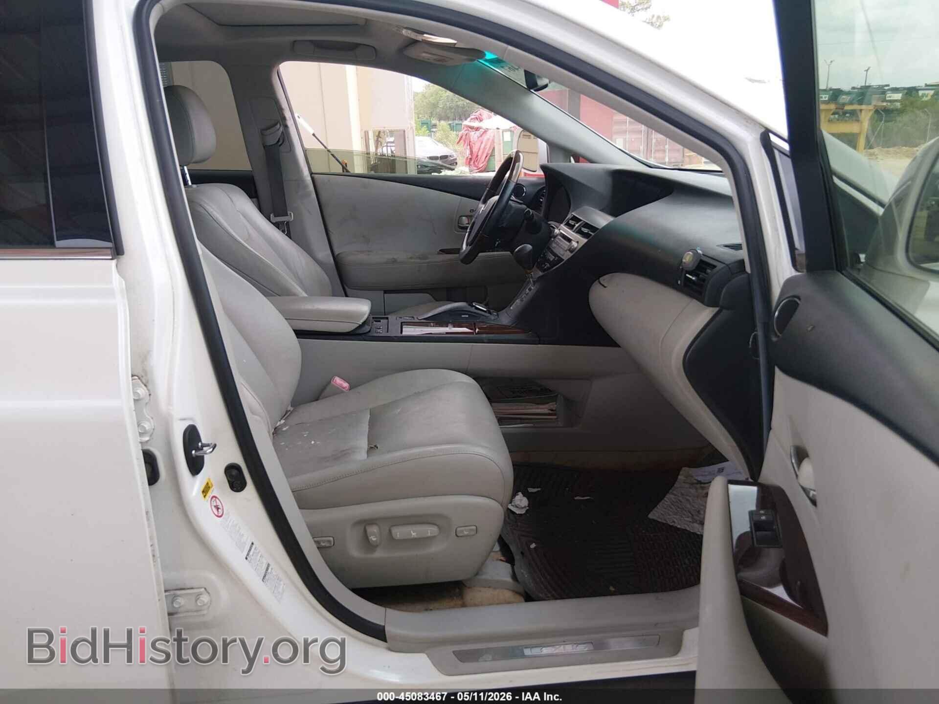 2010 LEXUS RX 350 - VIN: JTJBK1BA0A2411562 - Фото 5