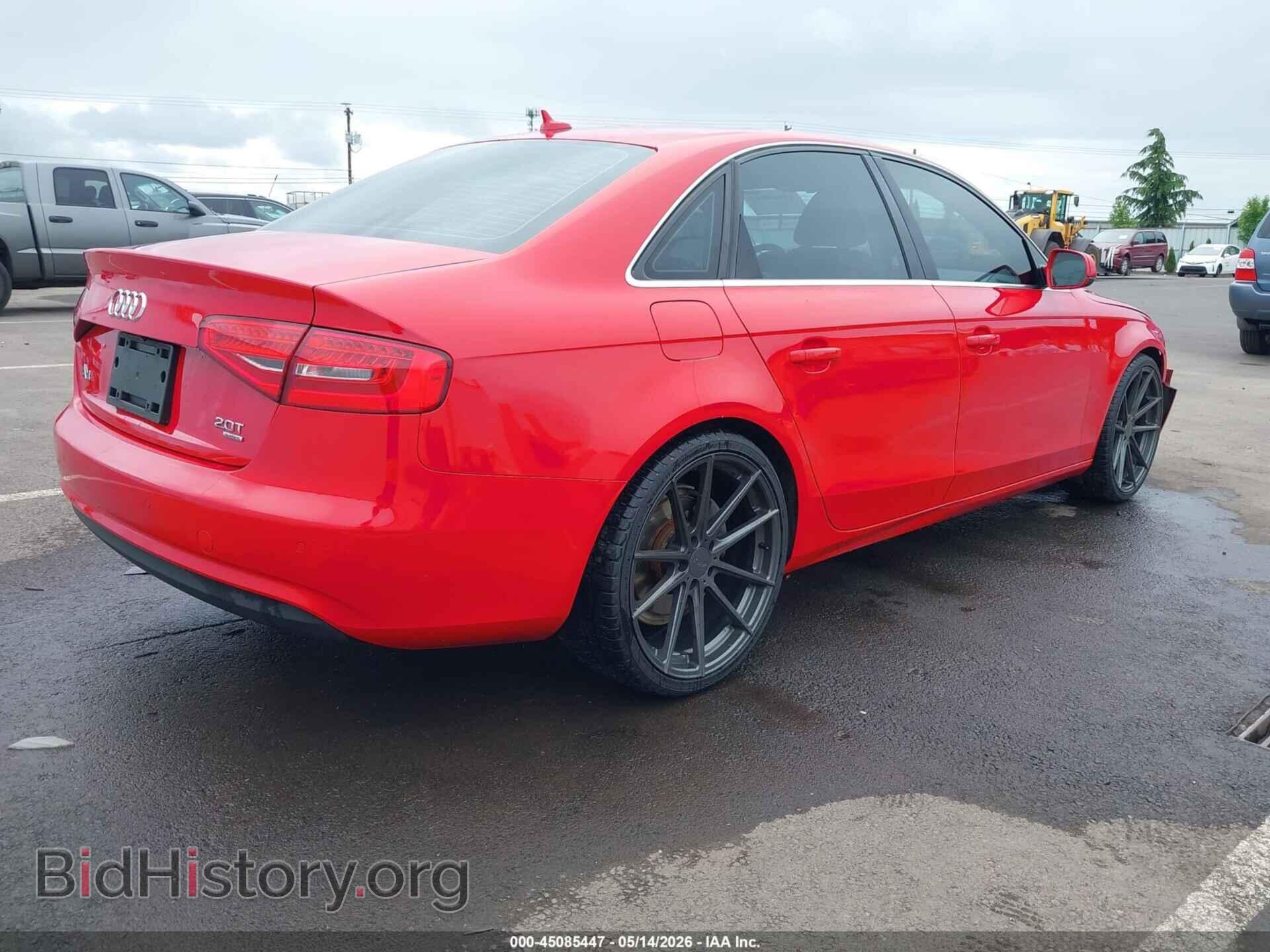 2013 AUDI A4 - VIN: WAUFFAFL8DN046441 - Photo 4