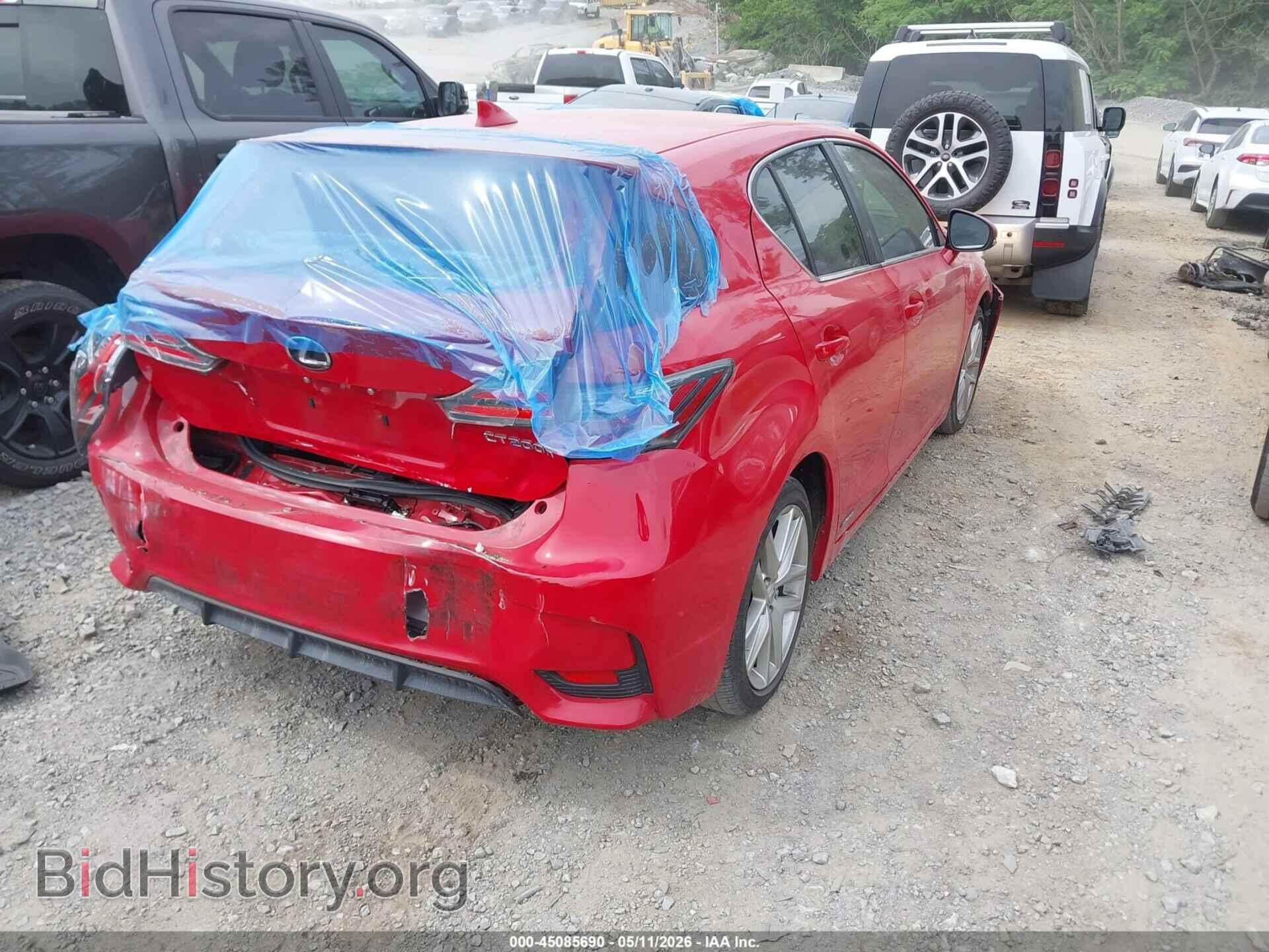 2015 LEXUS CT 200H - VIN: JTHKD5BH3F2219642 - Фото 4