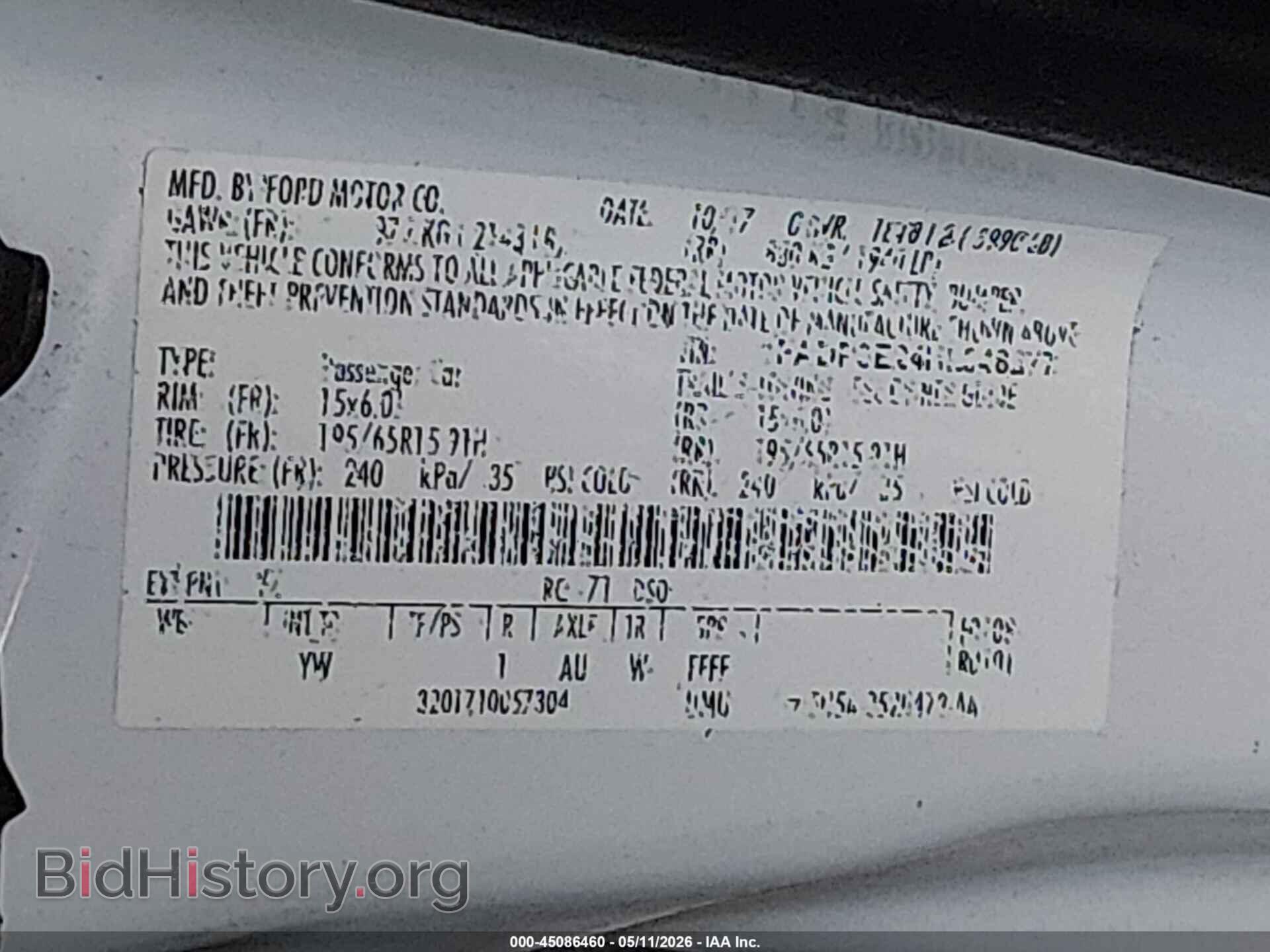 2017 FORD FOCUS - VIN: 1FADP3E24HL348277 - Photo 9