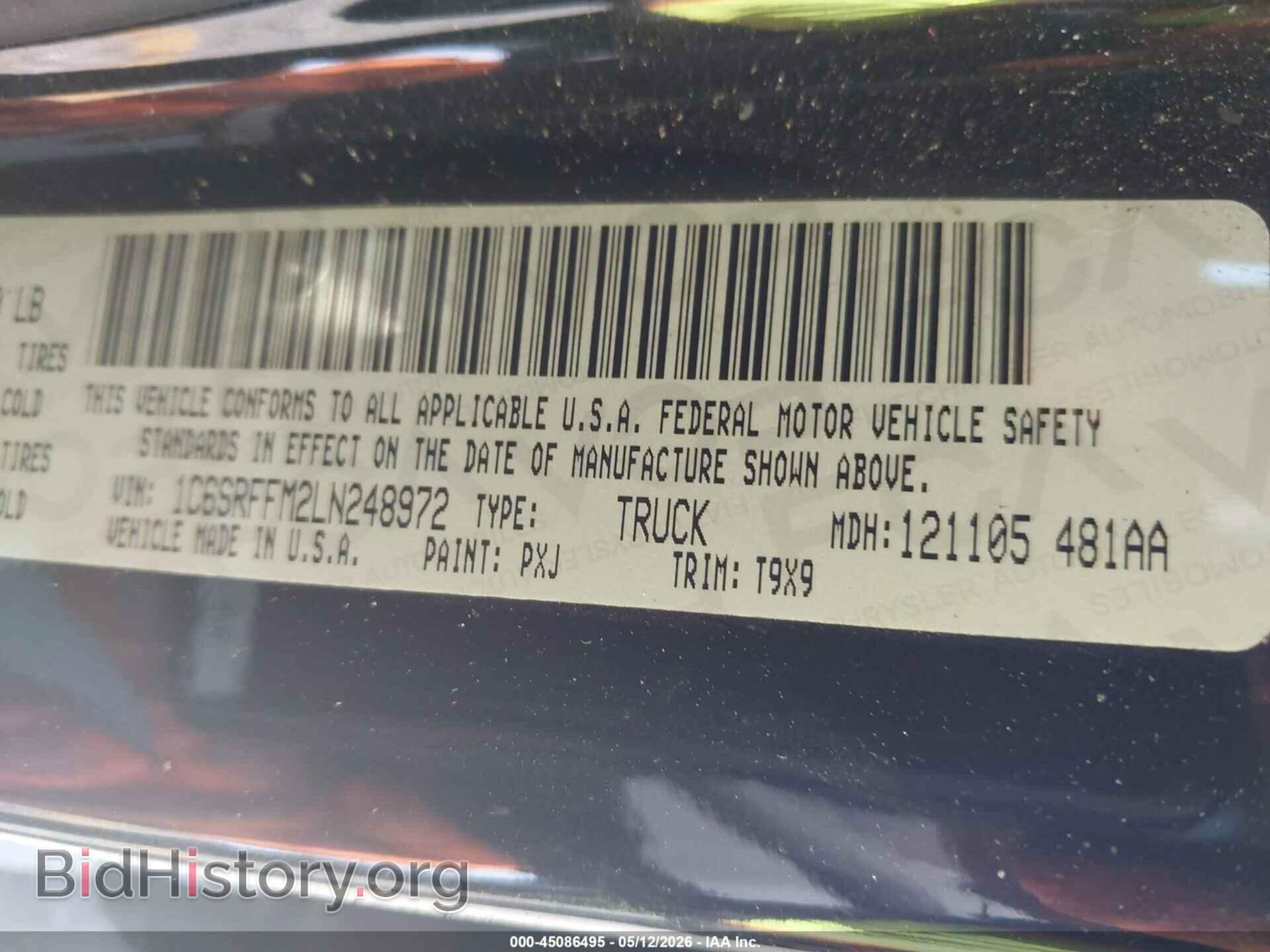 2020 RAM 1500 - VIN: 1C6SRFFM2LN248972 - Фото 9