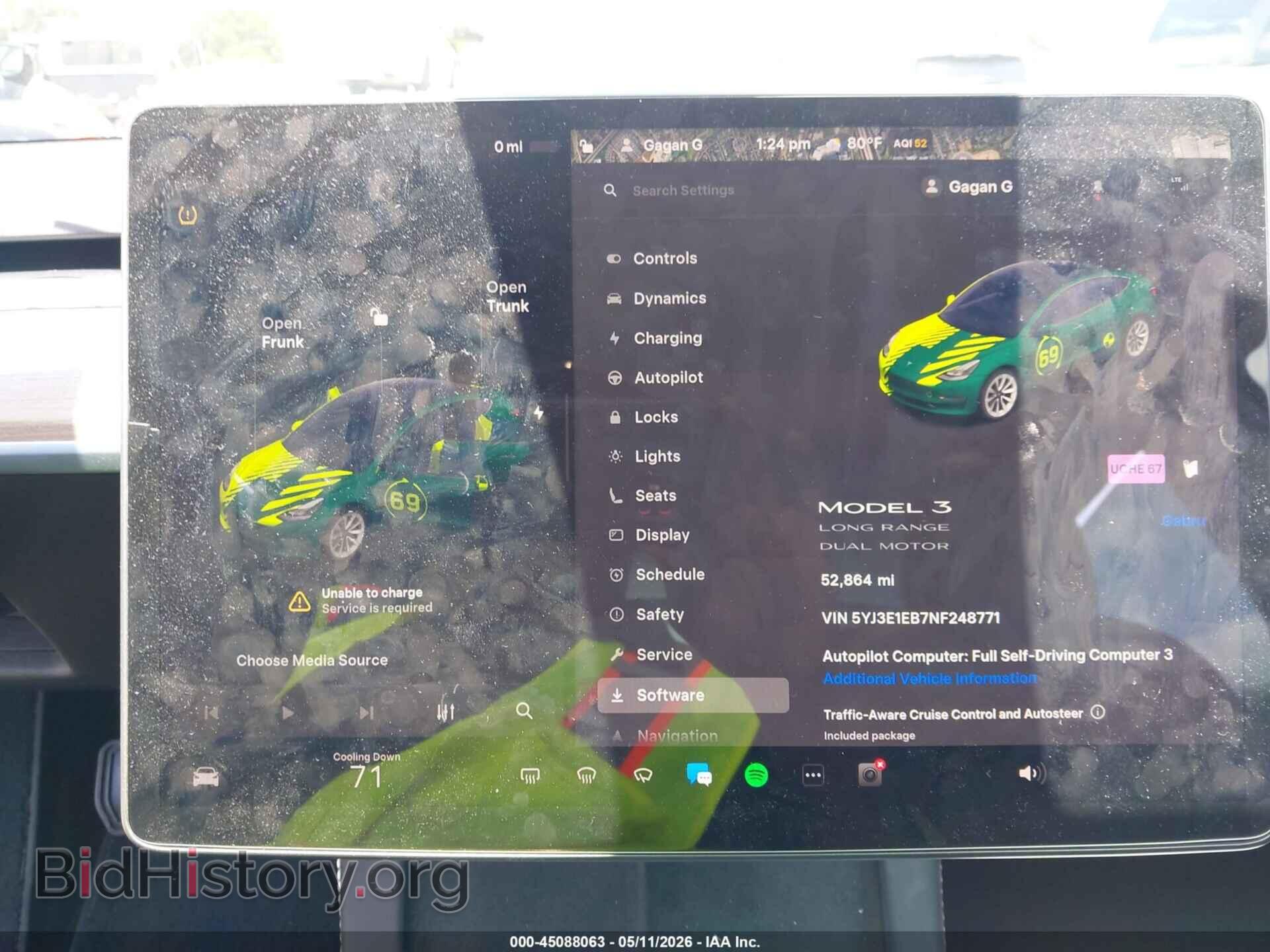 2022 TESLA MODEL 3 - VIN: 5YJ3E1EB7NF248771 - Фото 17