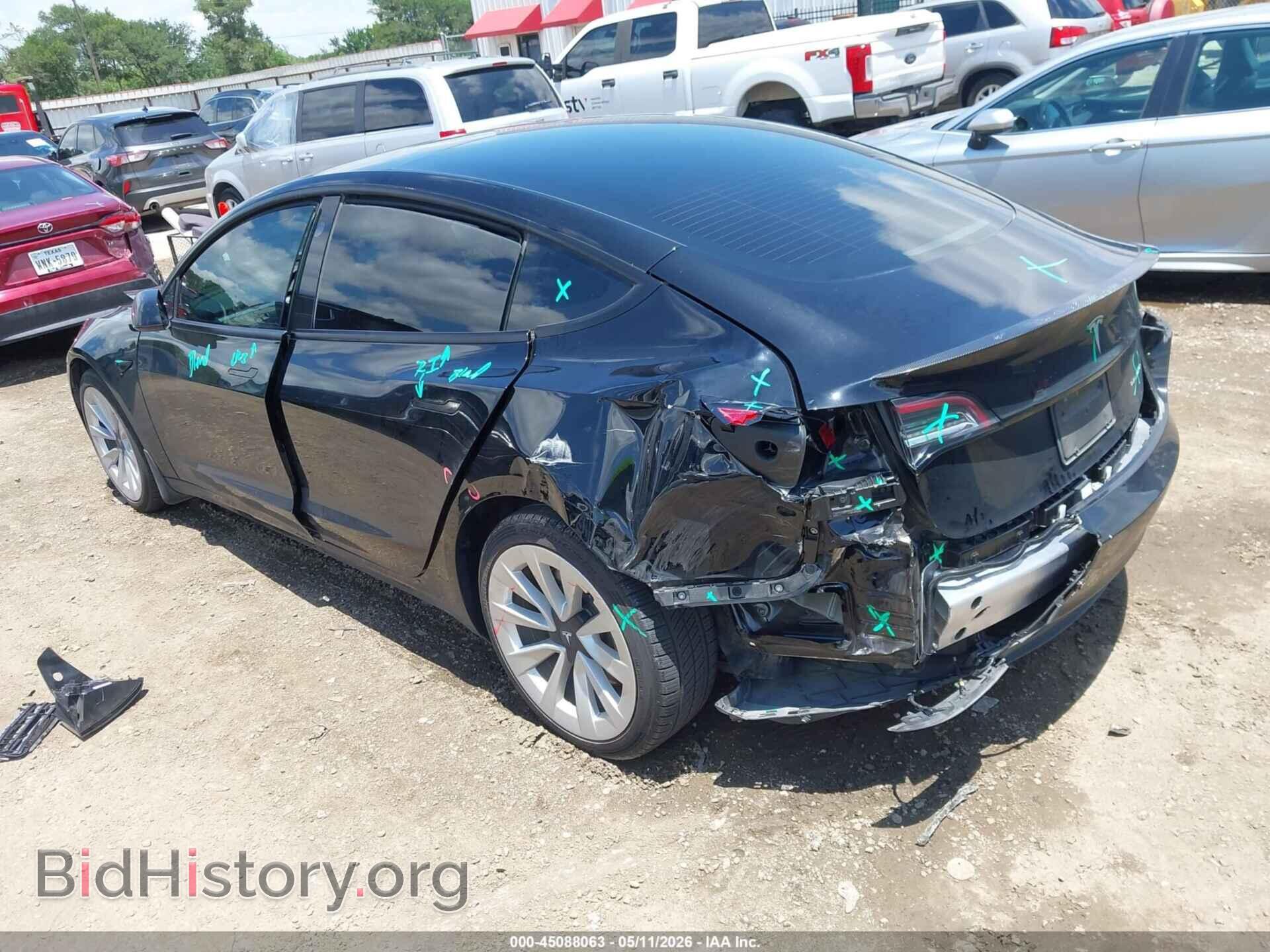 2022 TESLA MODEL 3 - VIN: 5YJ3E1EB7NF248771 - Фото 3
