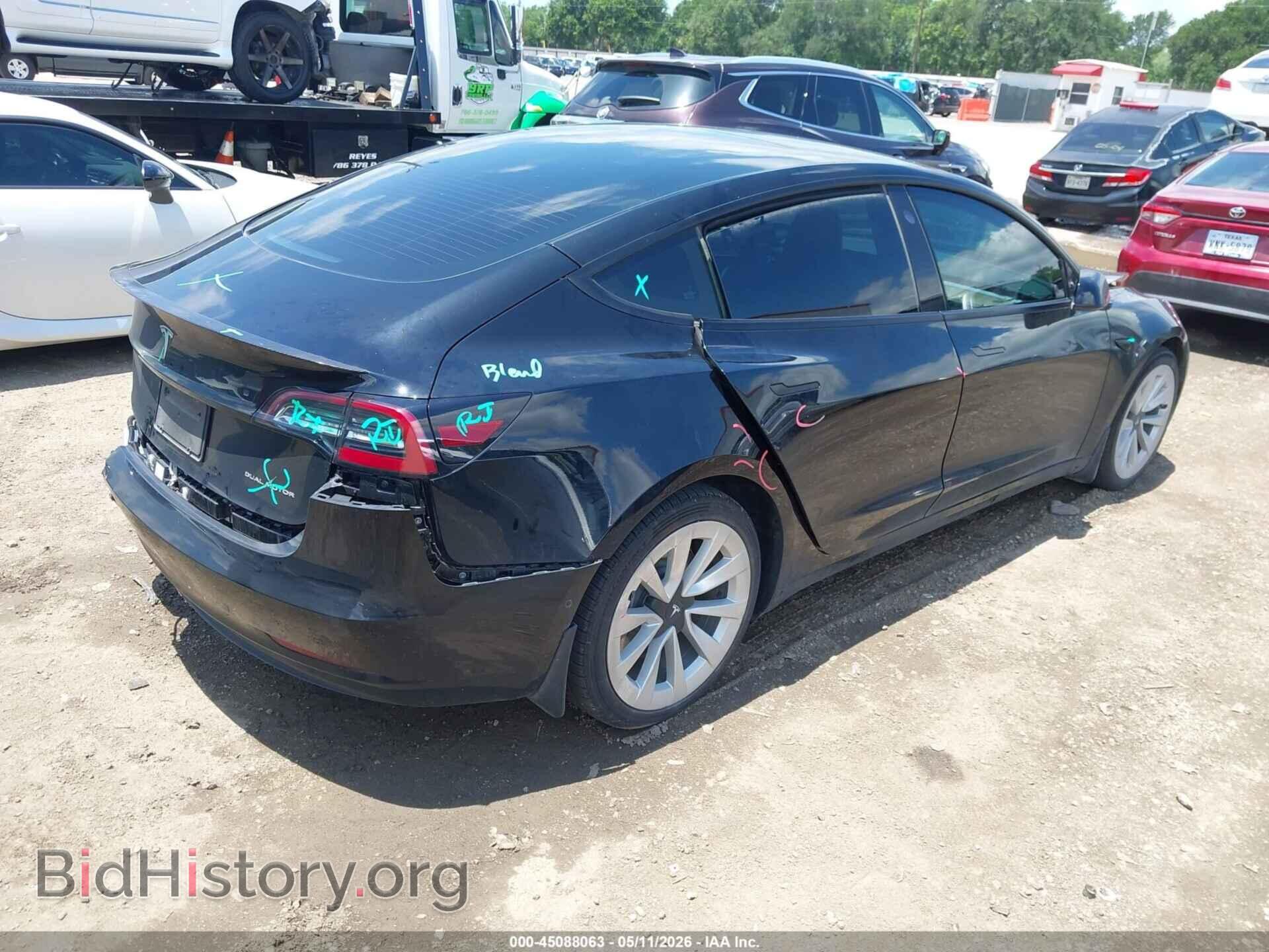 2022 TESLA MODEL 3 - VIN: 5YJ3E1EB7NF248771 - Фото 4