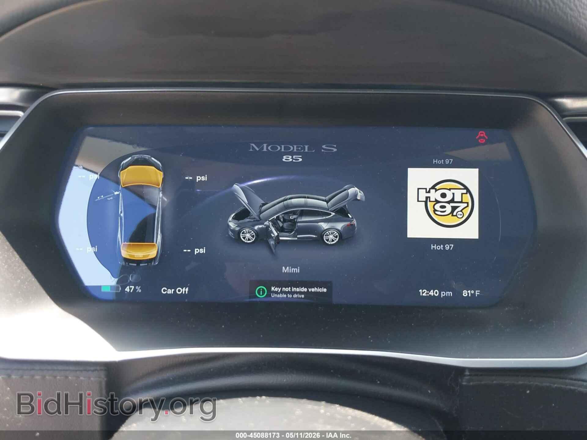 2014 TESLA MODEL S - VIN: 5YJSA1H1XEFP53018 - Photo 7