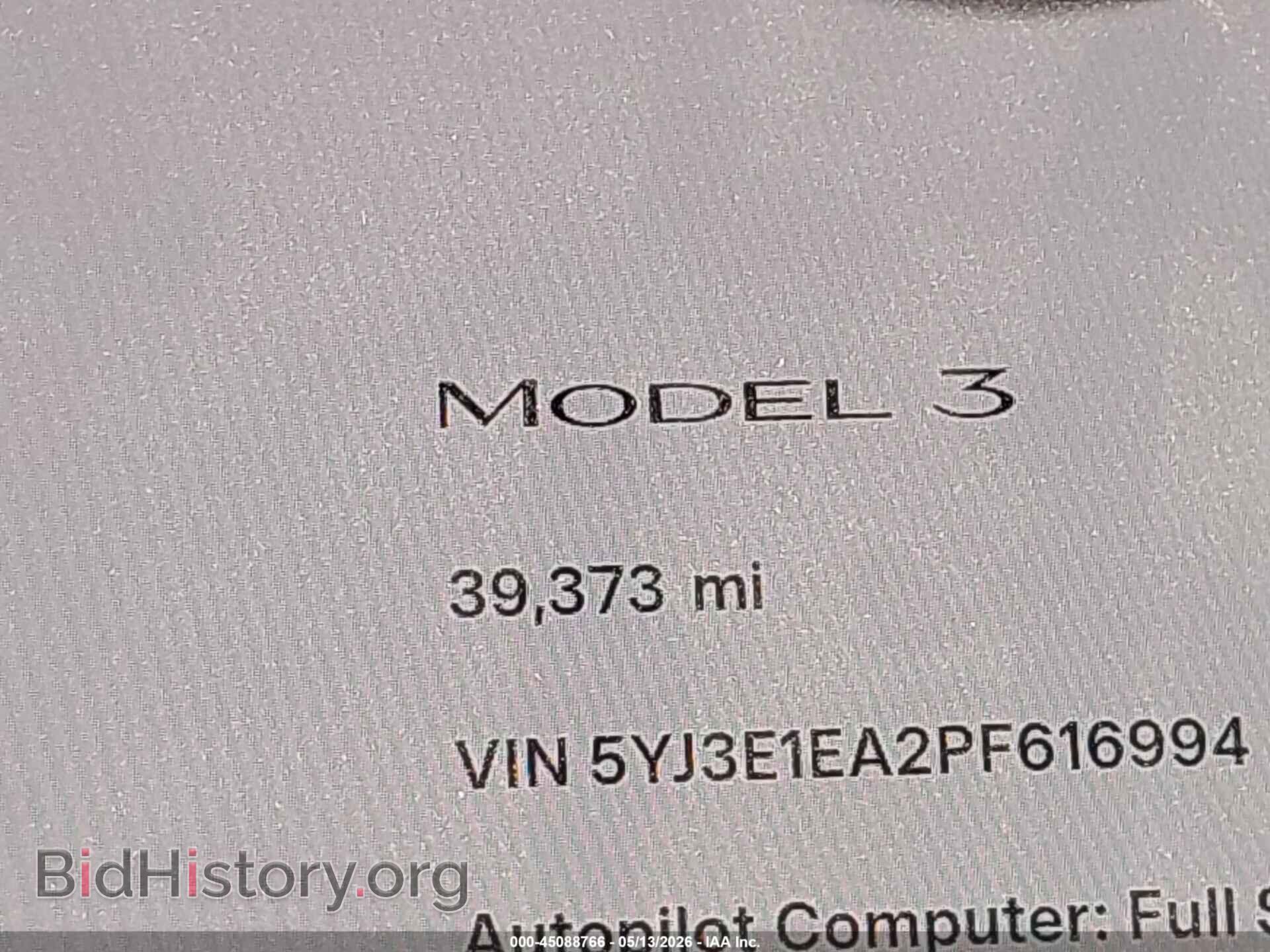 2023 TESLA MODEL 3 - VIN: 5YJ3E1EA2PF616994 - Photo 14