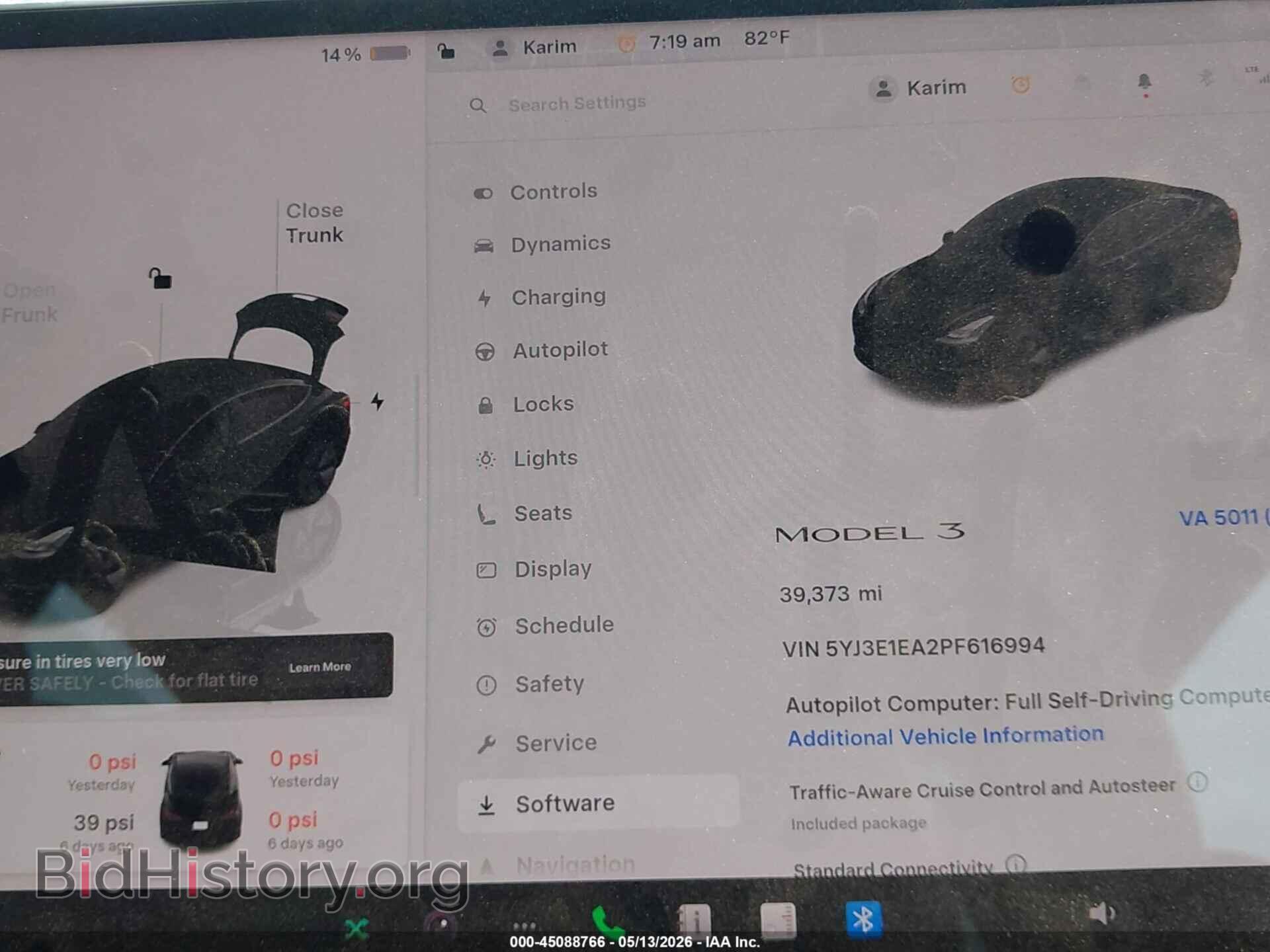 2023 TESLA MODEL 3 - VIN: 5YJ3E1EA2PF616994 - Photo 7