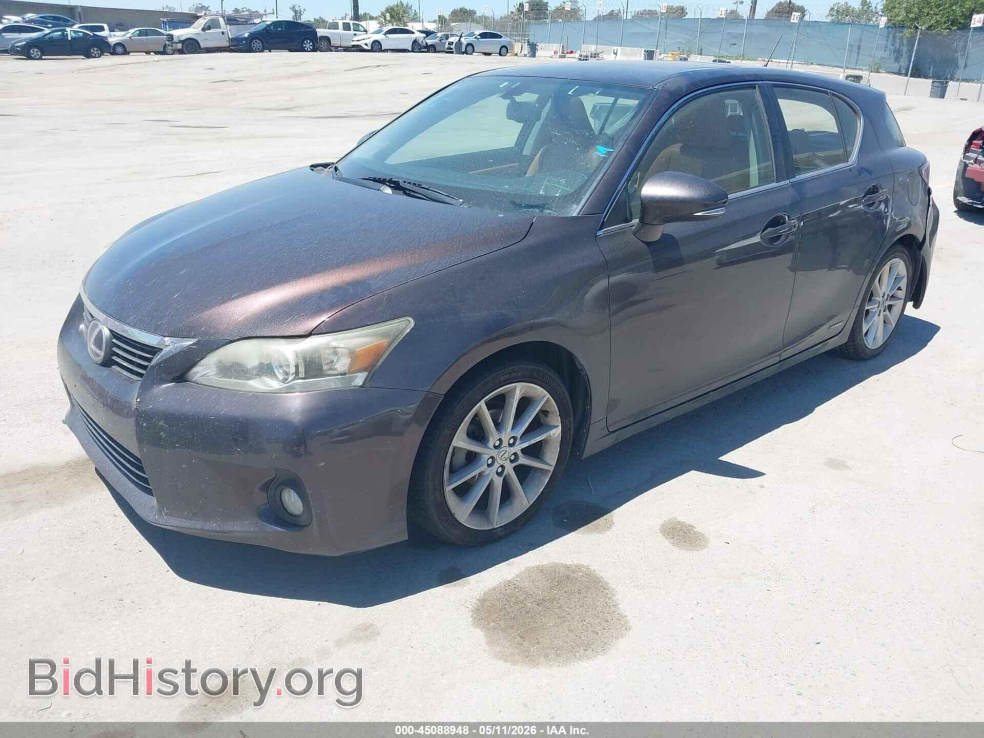 2012 LEXUS CT 200H - VIN: JTHKD5BH0C2109577 - Фото 2