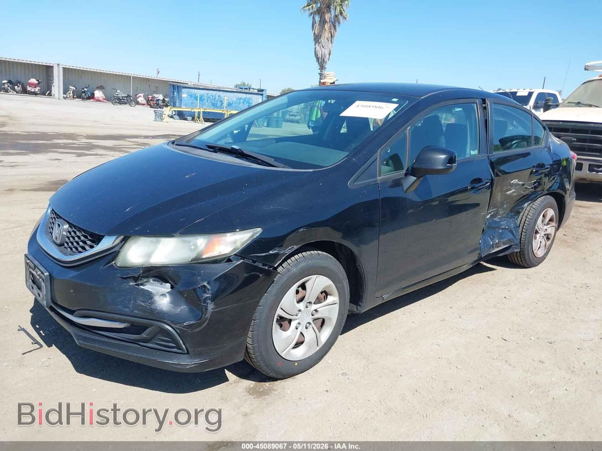 2013 HONDA CIVIC - VIN: 19XFB2F52DE295523 - Фото 2