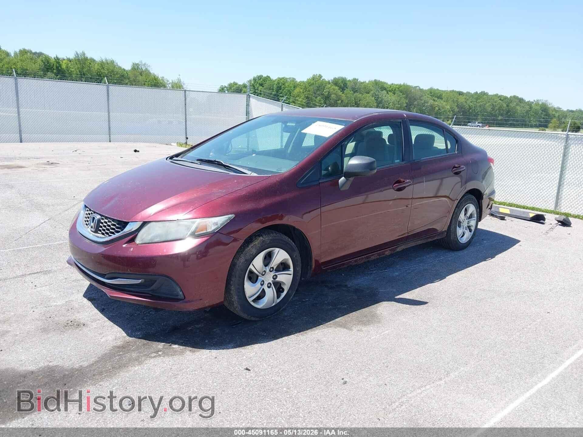 2013 HONDA CIVIC - VIN: 19XFB2F51DE068453 - Фото 2