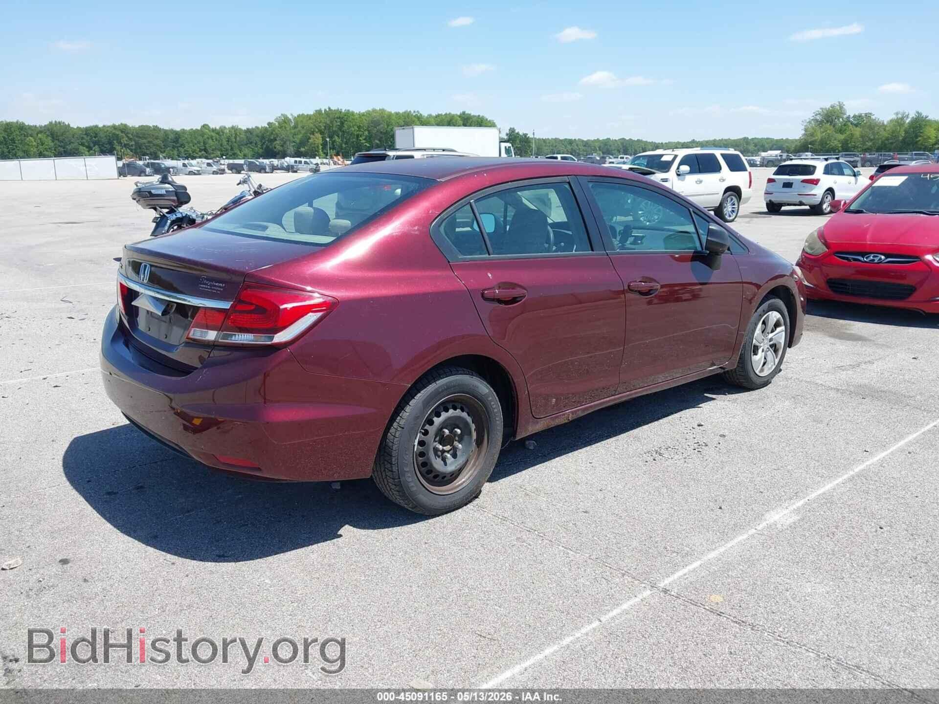 2013 HONDA CIVIC - VIN: 19XFB2F51DE068453 - Фото 4