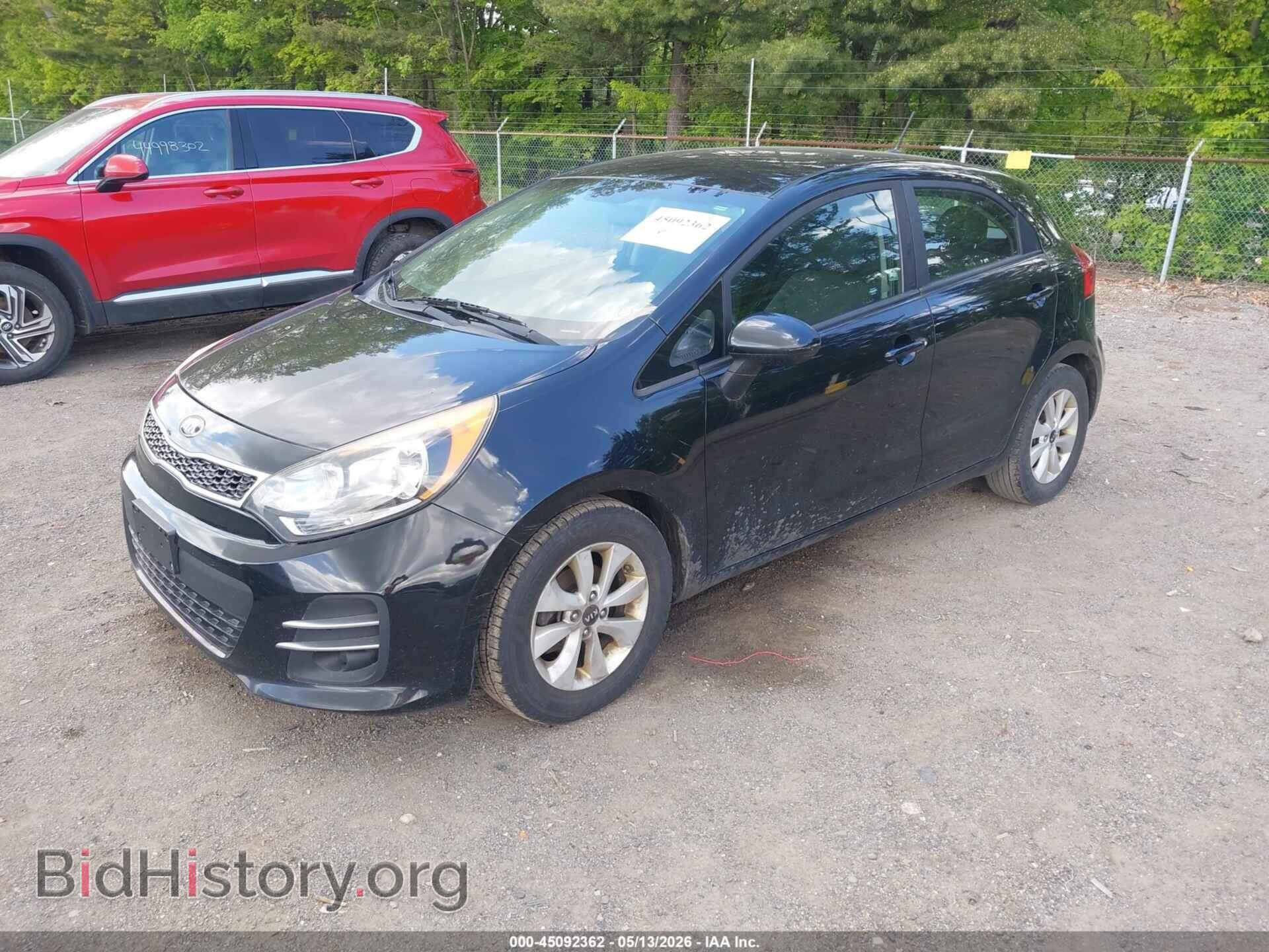 2016 KIA RIO - VIN: KNADN5A38G6678587 - Фото 2